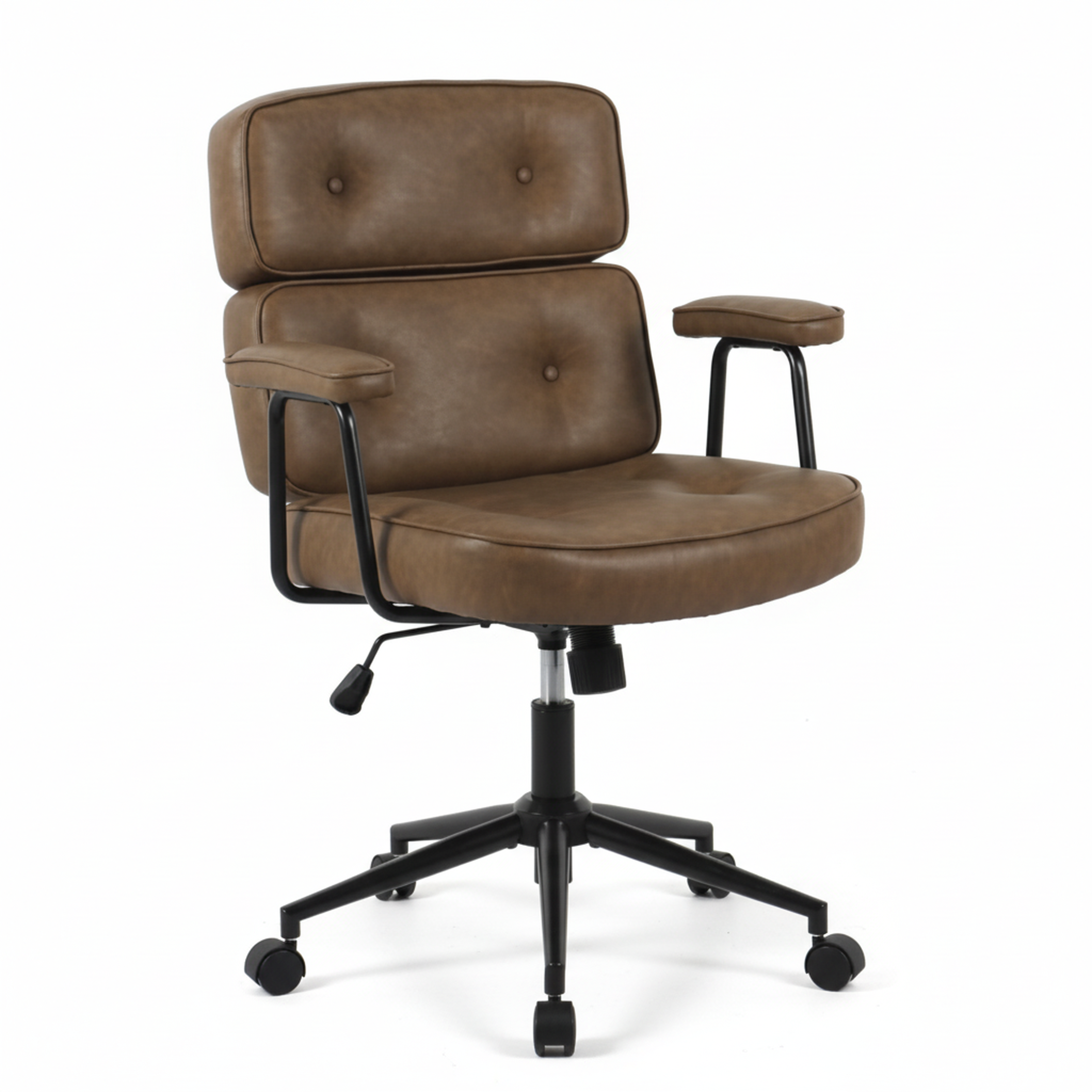 EDX Home Office Desk Chair Ergonomic Computer Chair with Lumbar Support Adjustable Height Rolling Swivel Executive Task Armrests Chair