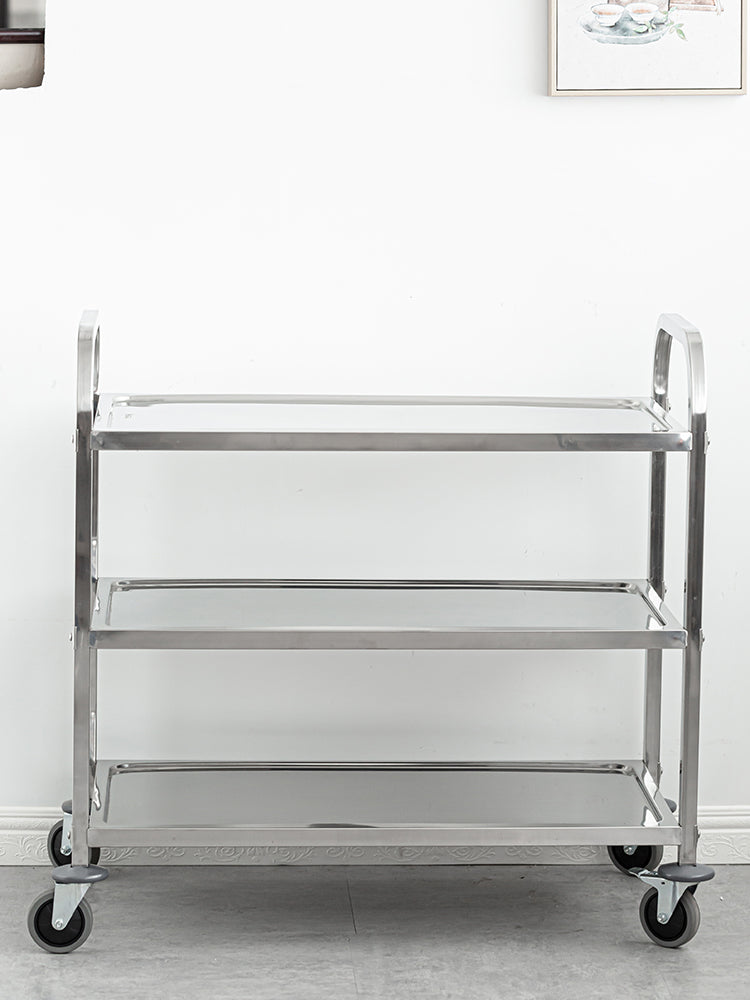 edx Iron Wheeled Food Delivery Cart For Many Scenarios