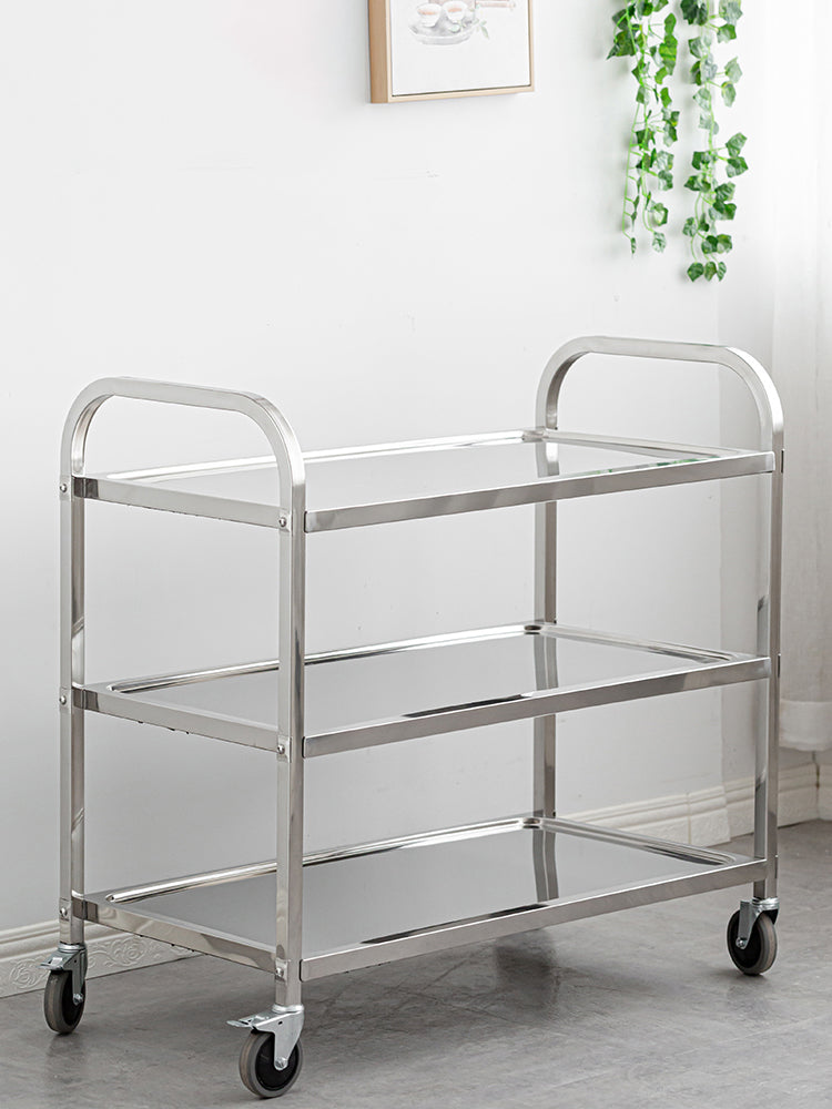 edx Iron Wheeled Food Delivery Cart For Many Scenarios
