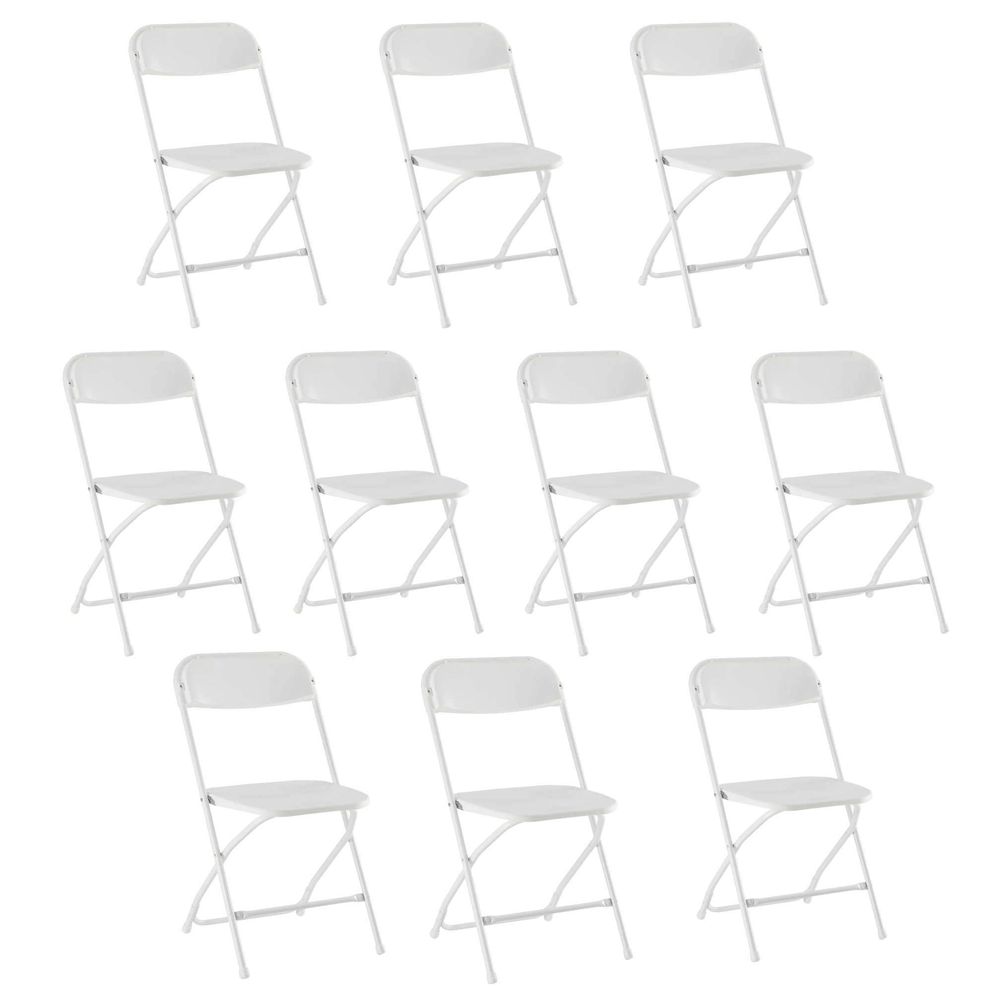Folding Chair, Indoor Outdoor Portable, Stackable for Events, Offices, Weddings, Picnics and Restaurants
