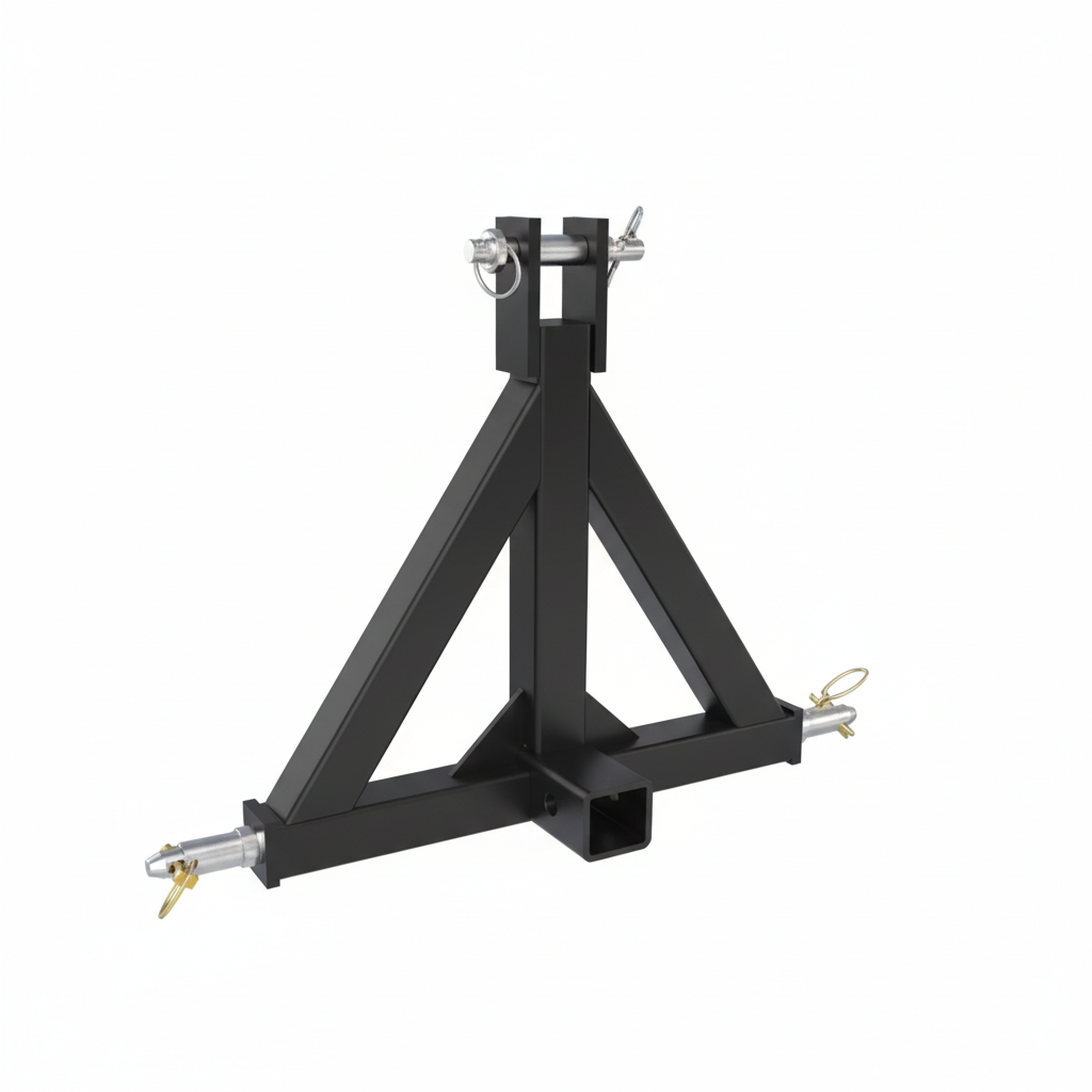 EDX Heavy Duty Category 1 Quick Hitch, 3 Point Trailer Hitch with 2" Receiver Tow Bar, Compatible with Kubota, John Deere, Yanmar, Kioti Tractors