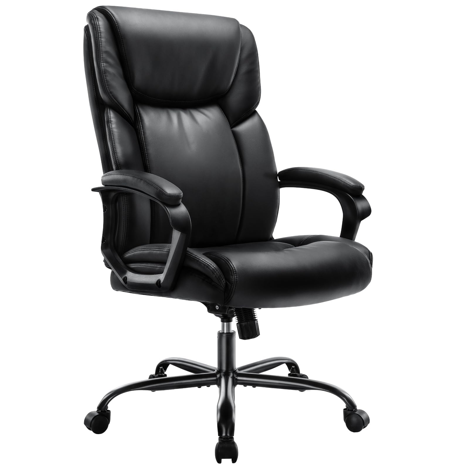 edx Adjustable Computer Desk Chair with Lumbar Support,Padded Armrest,Swivel Rolling