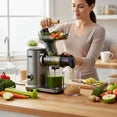 edx High Juice Yield Centrifugal Juicer Extractor for Leafy Greens, Fruits and Vegetables, Easy to Clean Design, 2L Silver Capacity, Perfect for Everyday Healthy Juicing