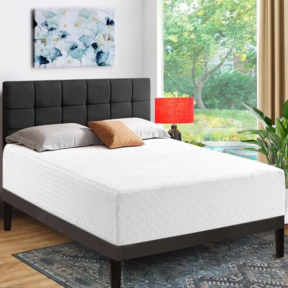 EDX Cooling Gel Memory Foam Mattress CertiPUR US Certified Fiberglass Free Pressure Relief Bed in a Box
