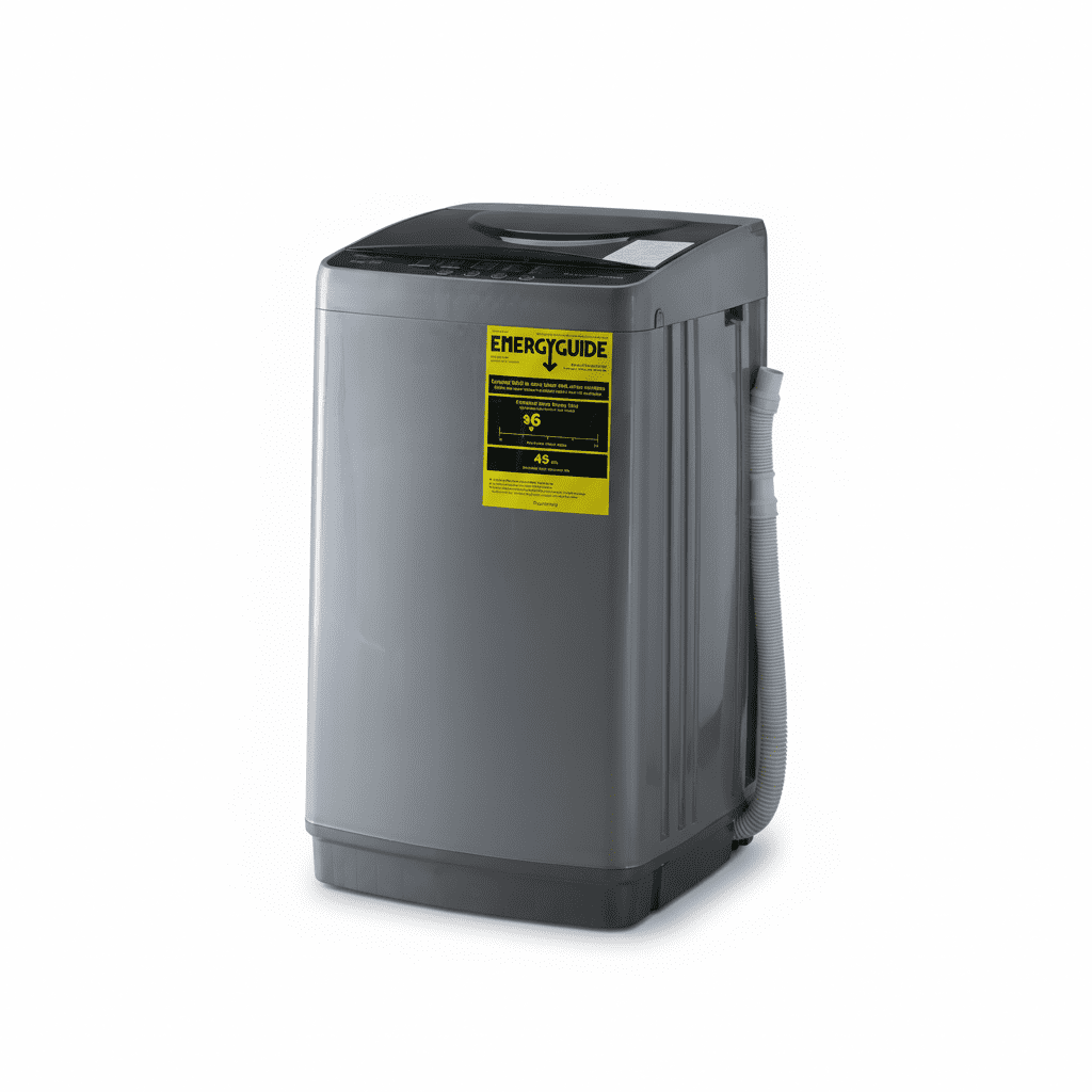 edx 1.1 Cu.Ft Portable Washing, 7.7 Lb Capacity, 10 Wash Cycles, Ideal For Homes & Apartments