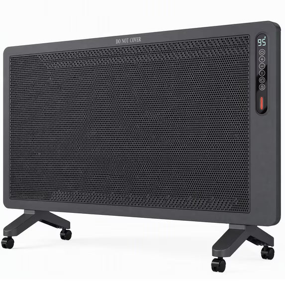 edx 1500W Convection Heater Freestanding & Wall Mounted Electric Space Heater with Remote Control Adjustable Thermostat, 24H Timer, 3 Heat Settings, Overheat Protection