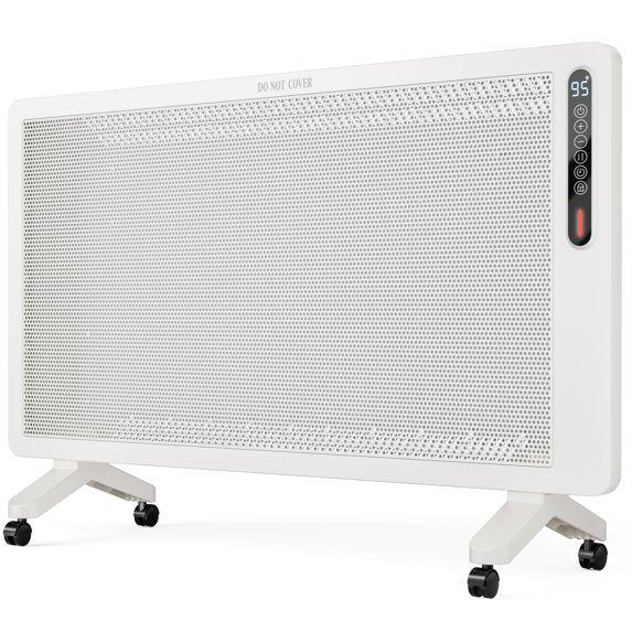 edx 1500W Convection Heater Freestanding & Wall Mounted Electric Space Heater with Remote Control Adjustable Thermostat, 24H Timer, 3 Heat Settings, Overheat Protection