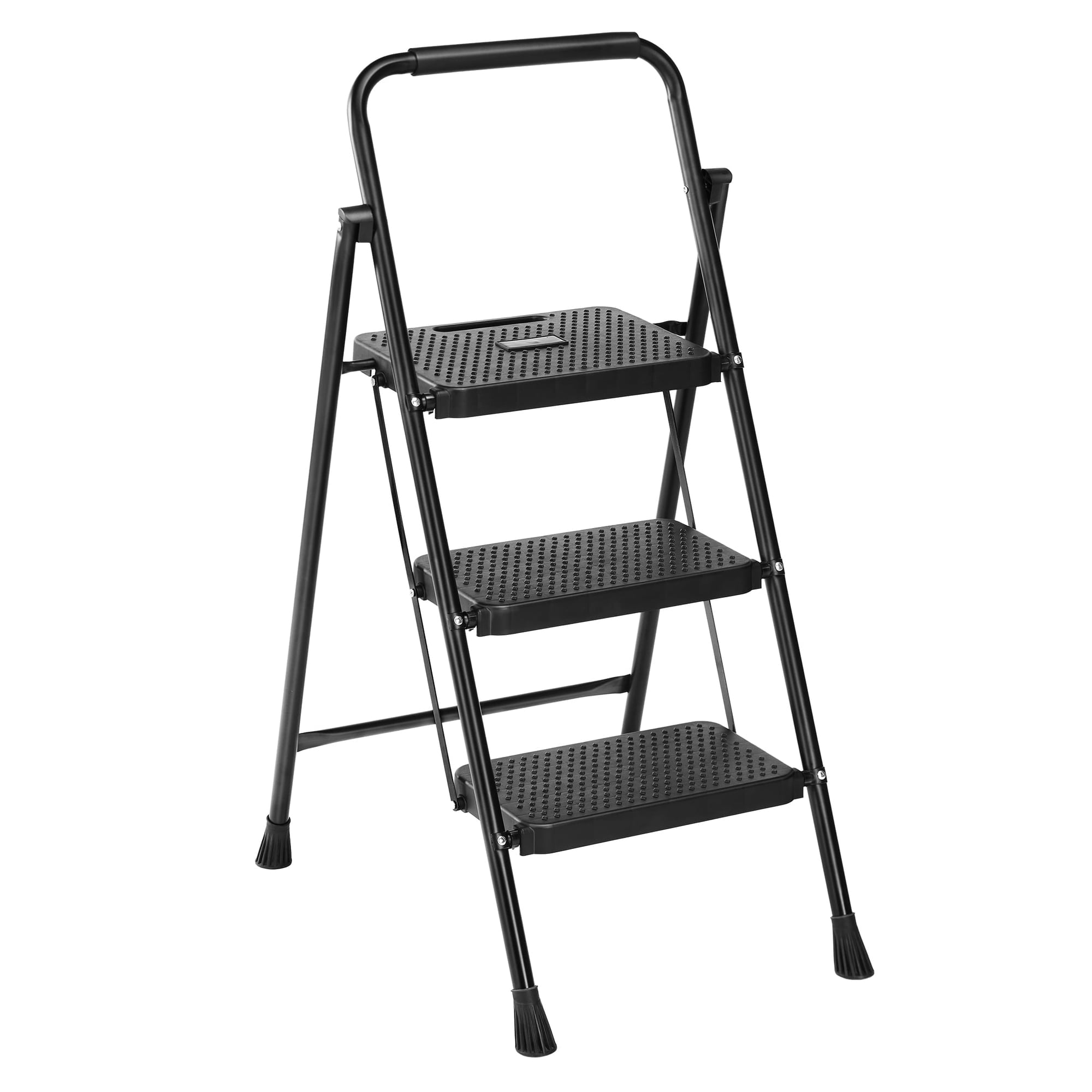 edx Step Ladder, Portable Folding Step Stool Heavy Duty, Anti-Slip, Lightweight 800Lbs Capacity, For Kitchen, Garage & Outdoor Use