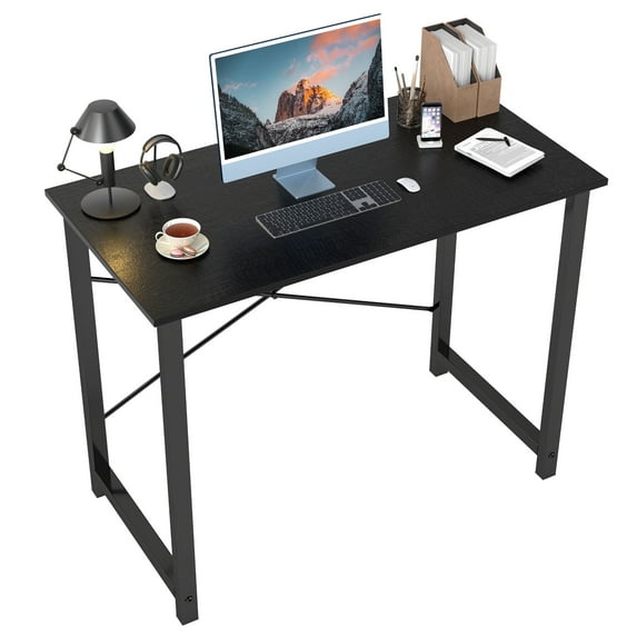 edx 44 inch Computer Desk Modern Writing Desk, Industrial Office Desk, Office Table for Small Spaces,Sturdy Laptop Table for Home Office