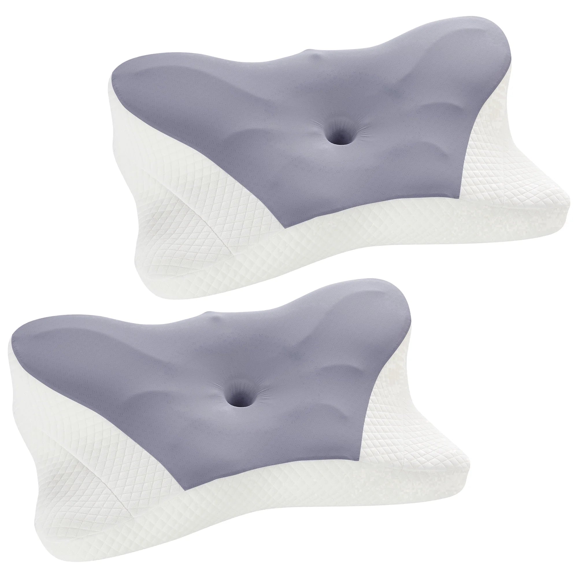 edx Bed Pillow Effective Pain Relief Cooling Pillow for Neck Support, Ergonomic Contour Memory Foam Cervical Neck Pillow for Side Back Stomach Sleepers