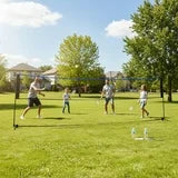edx Portable Badminton Net Set - 10FT Adjustable Height for Outdoor & Indoor Use, Includes Carry Bag, Easy Setup No Tools Needed
