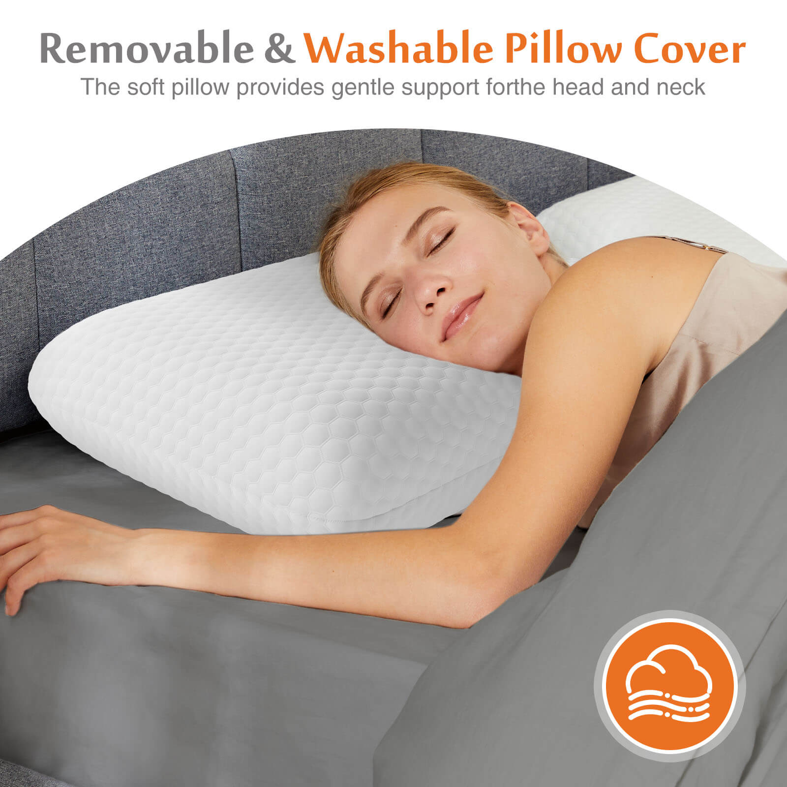 edx Memory Foam Pillow Premium Bed Pillows
