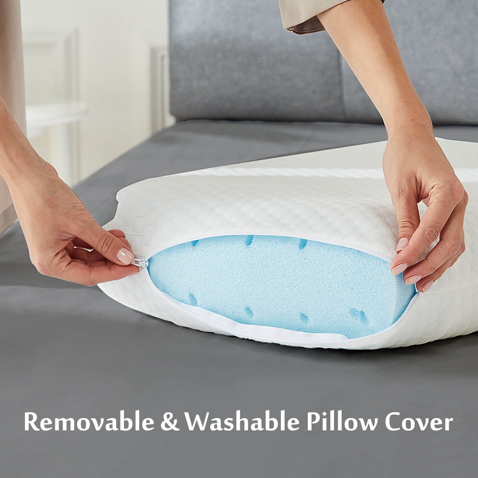edx Memory Foam Pillow Premium Bed Pillows
