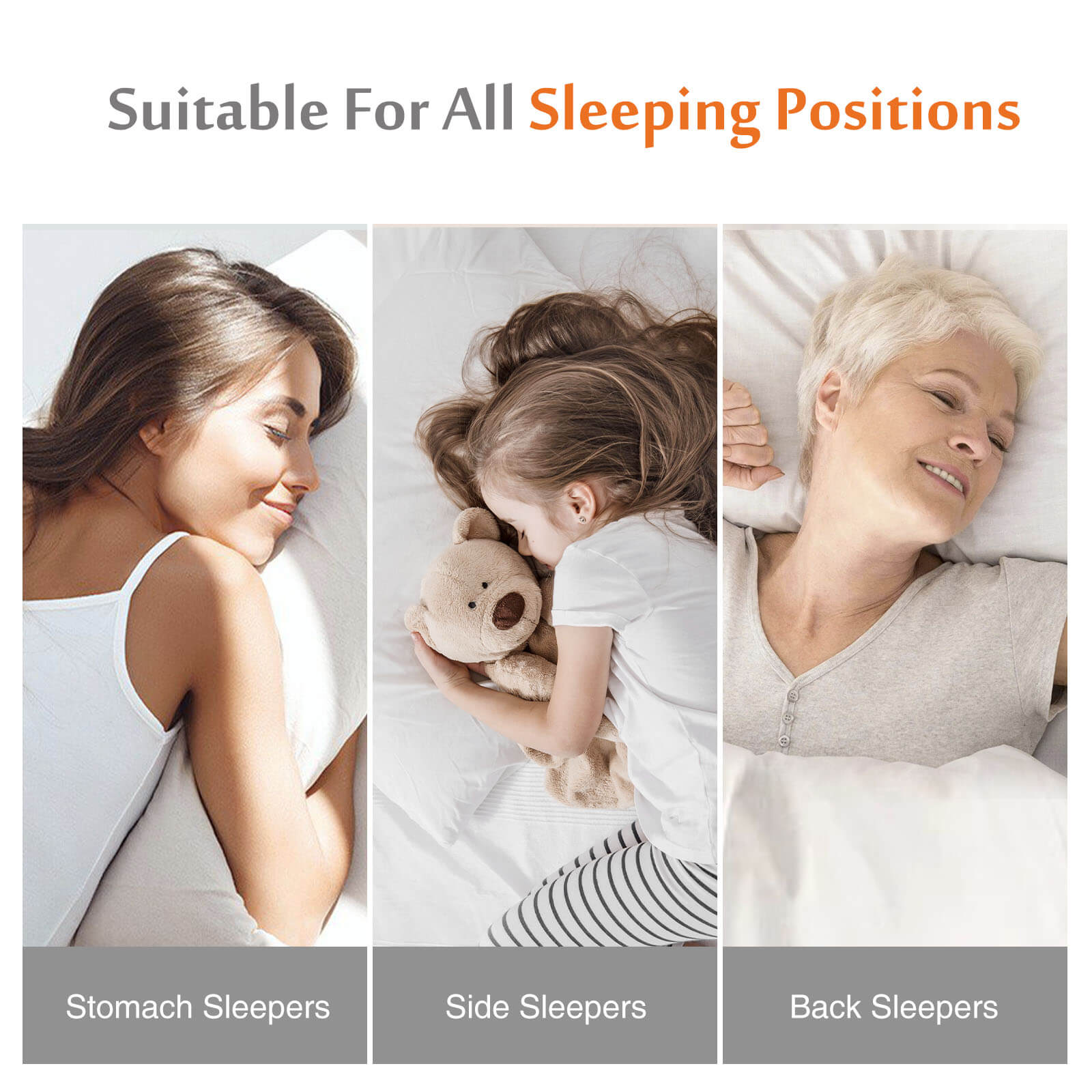 edx Memory Foam Pillow Premium Bed Pillows