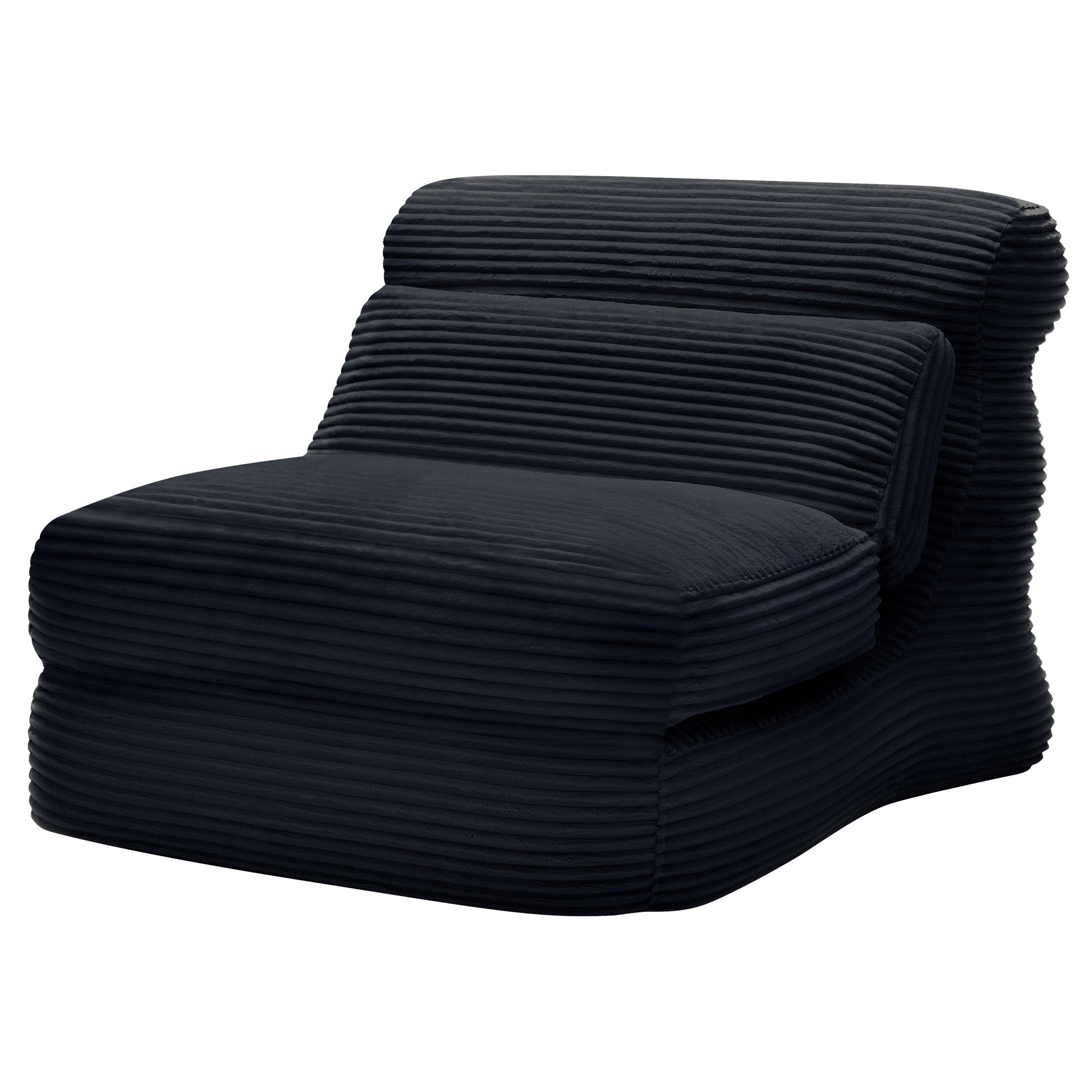 edx Folding Sofa Bed, 3 in 1 Convertible Sofa with Back Support, Portable Folding Chair Bed, Living Room Bedroom Comfortable Floor Sofa Lounge, Single Bed