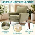 EDX Comfy Chair for Adults, Leisure Chair for Bedroom Living Room Dorm Rooms Flexible Reading Chair
