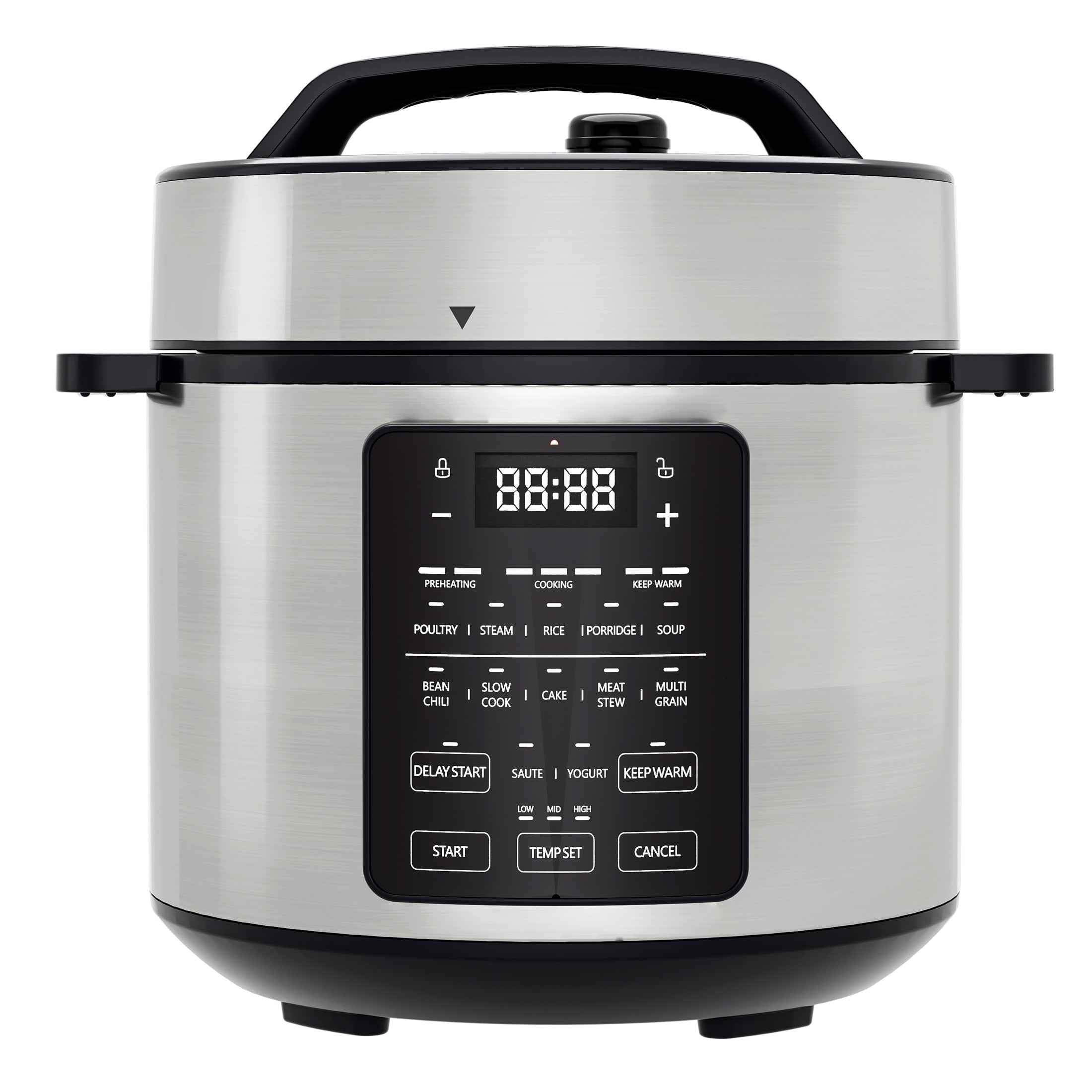 edx Instant Cooker 6 Quart 12-in-1 Electric Pressure Cooker Multi-Function Features & Stainless Steel Pot