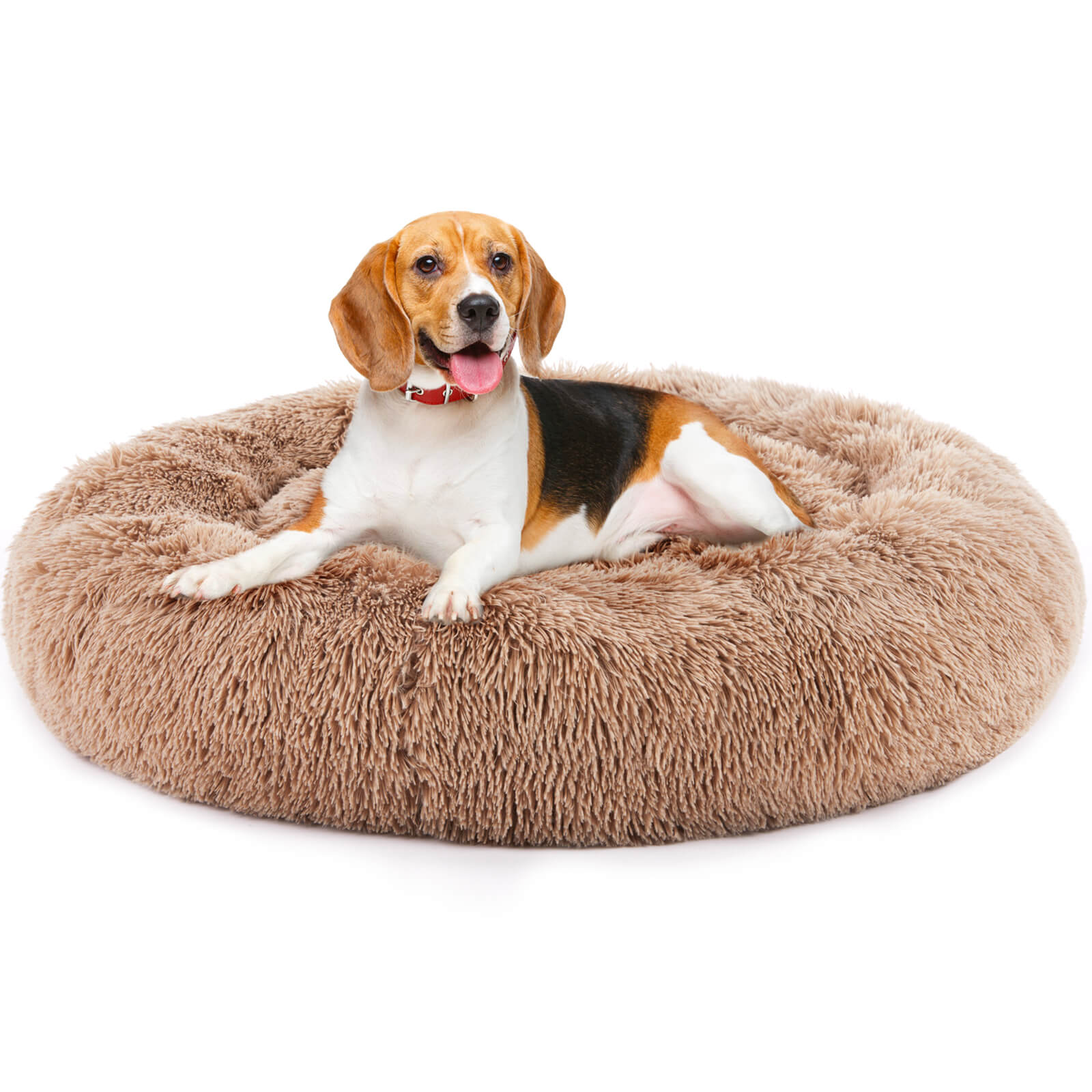 Dog Bed-Soft and Comfortable, Washable, Donut Shape, Multiple Sizes, Suitable for Cats and Dogs and Other Pets