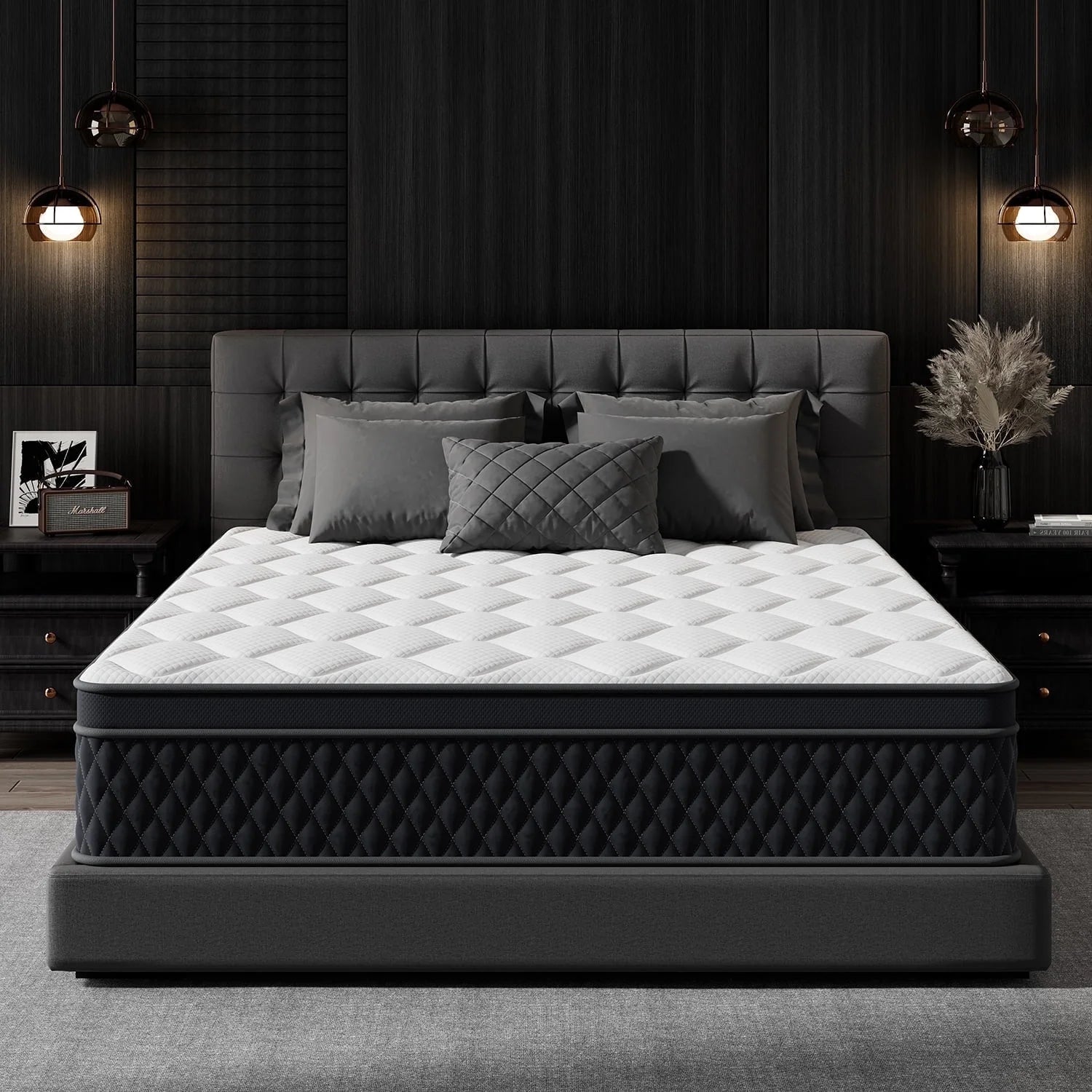 edx Mattress in a Box, Memory Foam Hybrid with Pocketed Springs and Pressure Relief