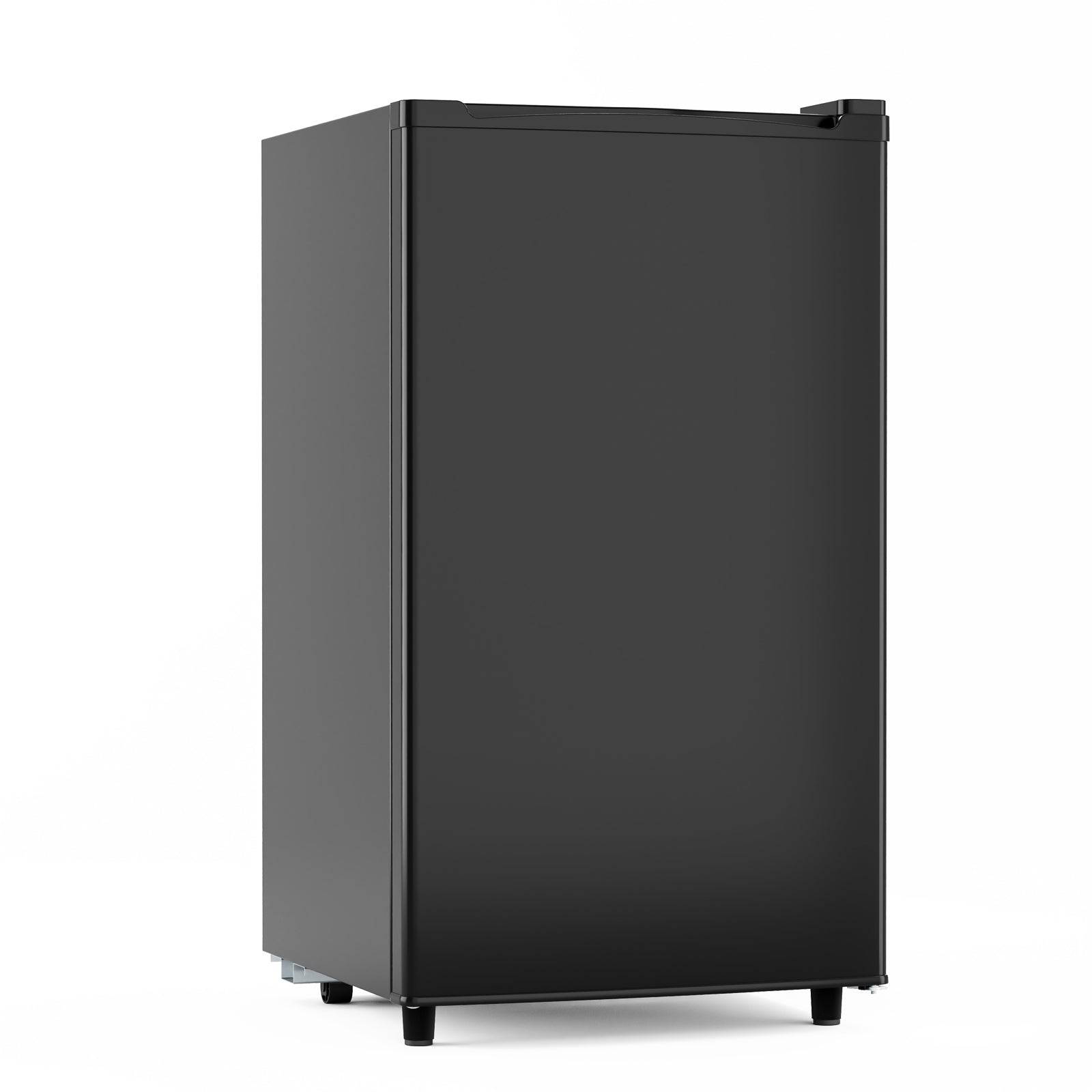 Mayoume 3.2 Cu.Ft Mini Fridge with Freezer Small Refrigerator Single Door Adjustable Thermostat Energy-efficient Low Noise, Compact Fridge for Bedroom, Office, Dorm (Black)