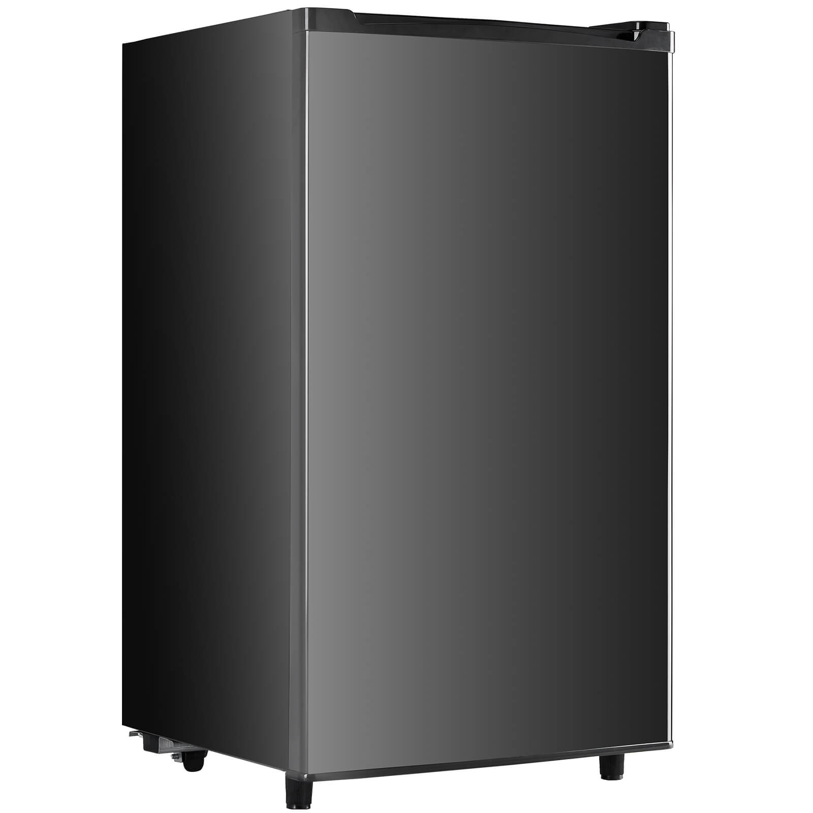 Mayoume Mini Fridge with Freezer,3.2 Cu.Ft Small Refrigerator Single Door Adjustable Thermostat Energy-efficient Low Noise