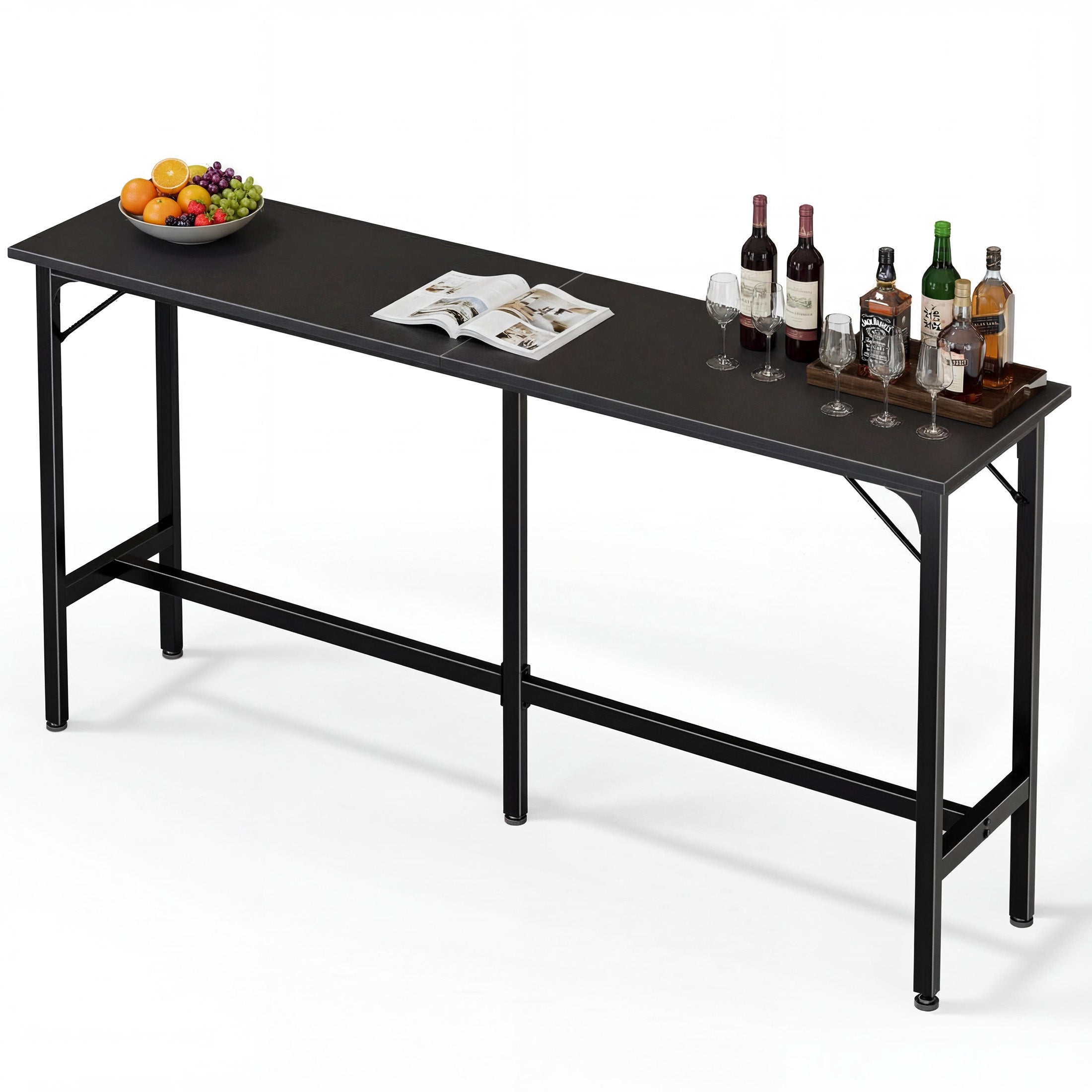 EDX Bar Table, Bar Height Pub Table, Counter Height Bar Table, Rectangular High Top Coffee&Dining Table,for household