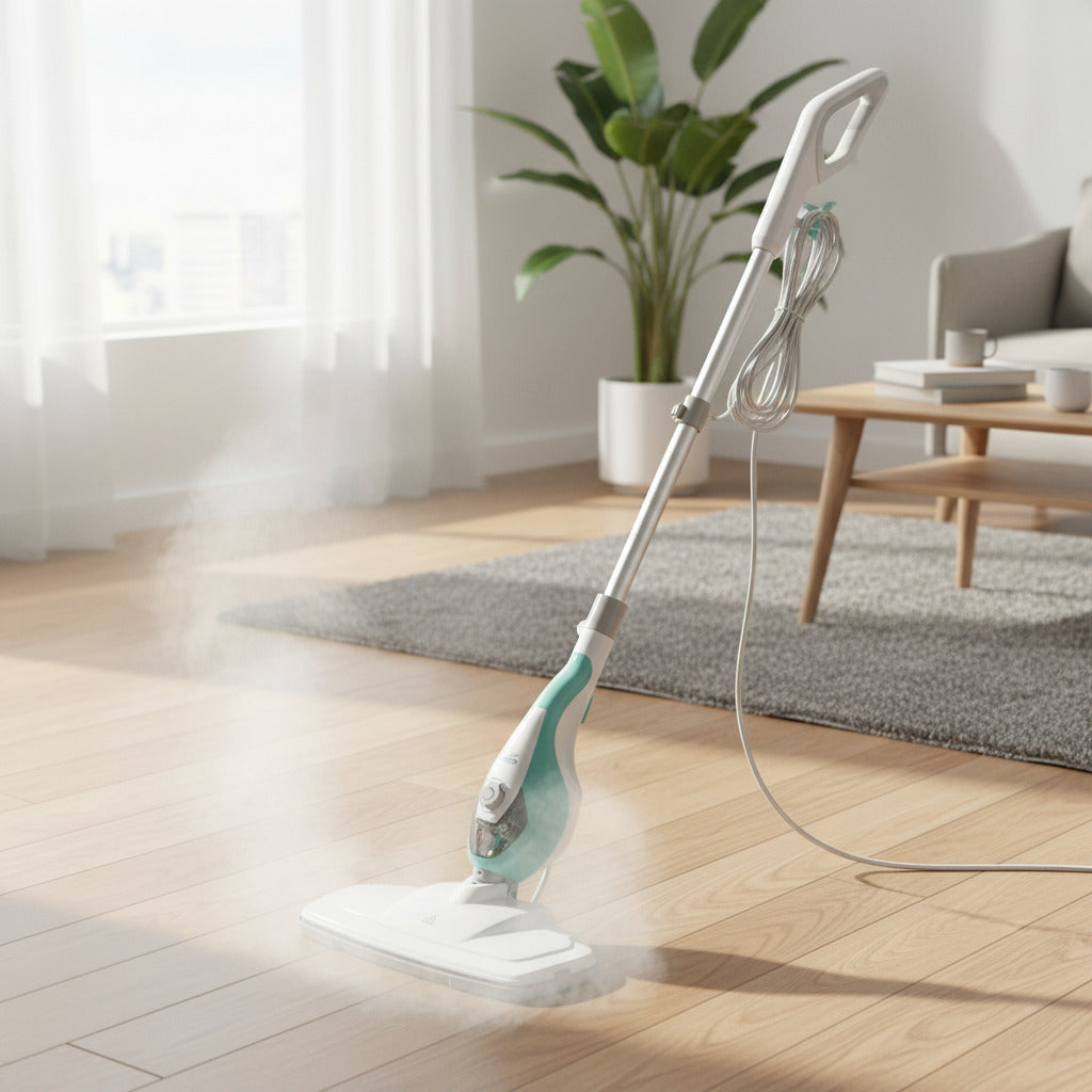 EDX Multifunctional 14-in-1 Steam Mop & Convertible Steamer with High-Temperature Steam to Sanitize Floors, Tile, Clothes, Windows, Carpet