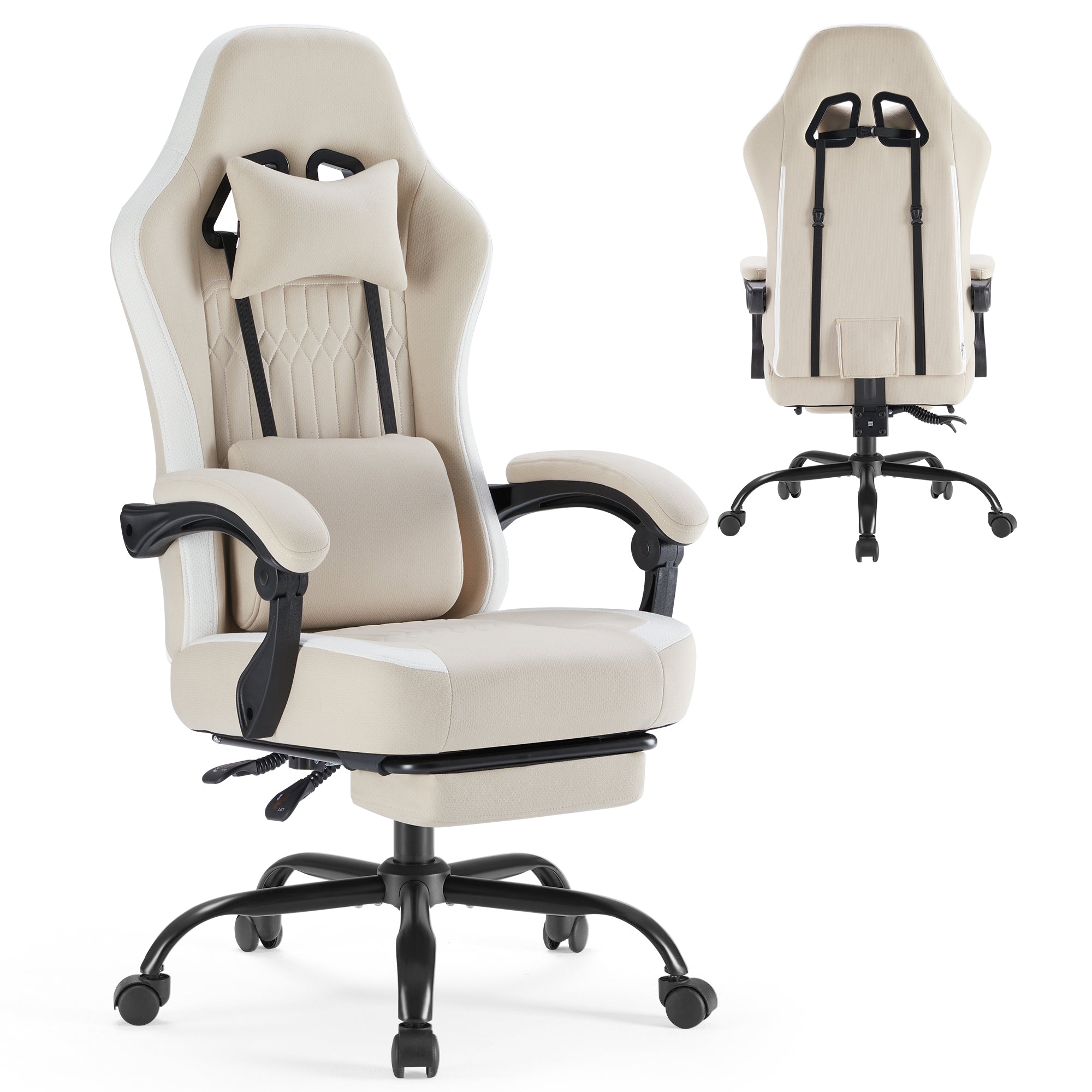 edx Gaming Chair, Office Chair High-Back Computer Chair Executive-Grade Ergonomic Adjustable Swivel Work Chair