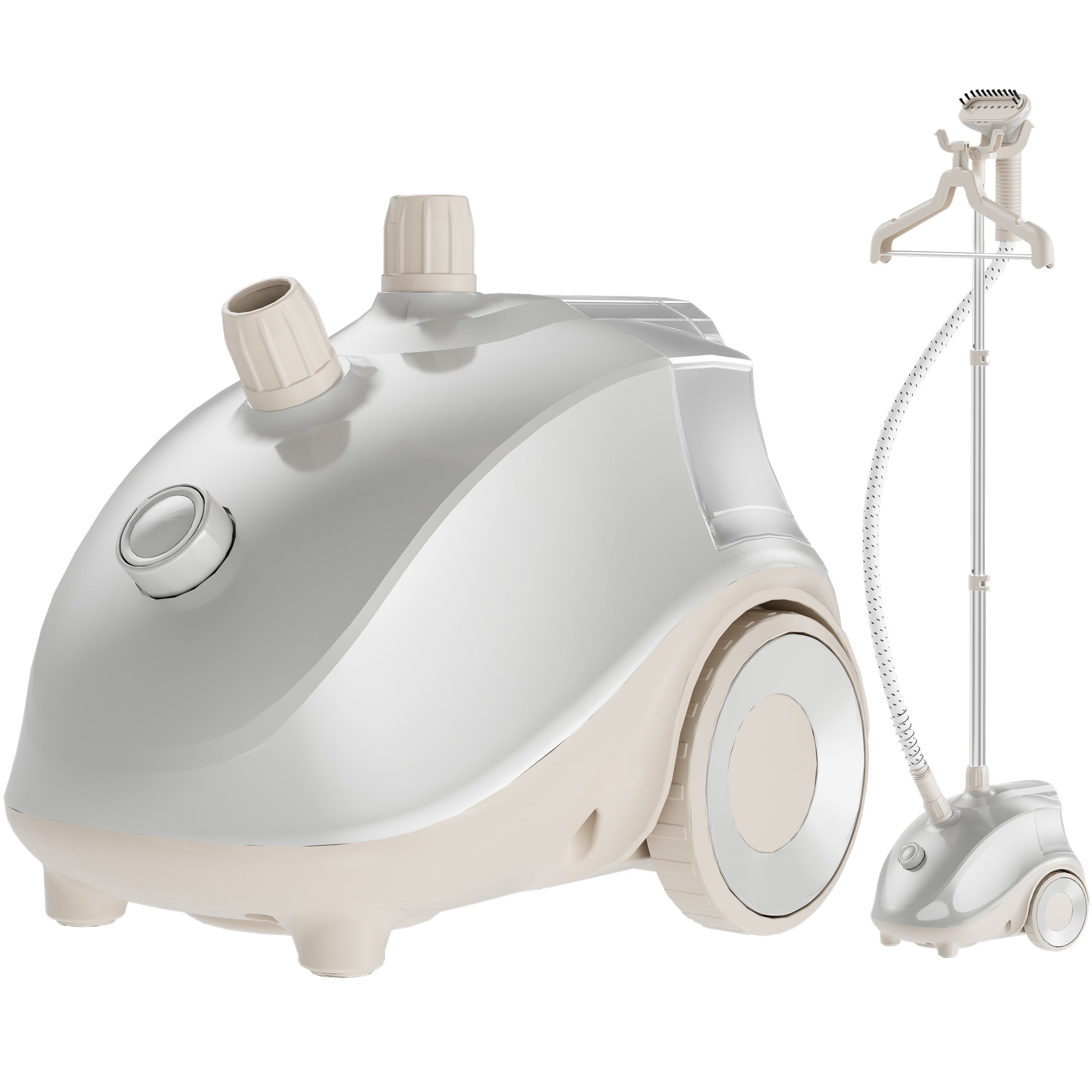 edx Standing Garment Steamer for Clothes,1500W Professional Wrinkle Remover Heats in 45 Seconds,Full-Size,1.7L Water Tank