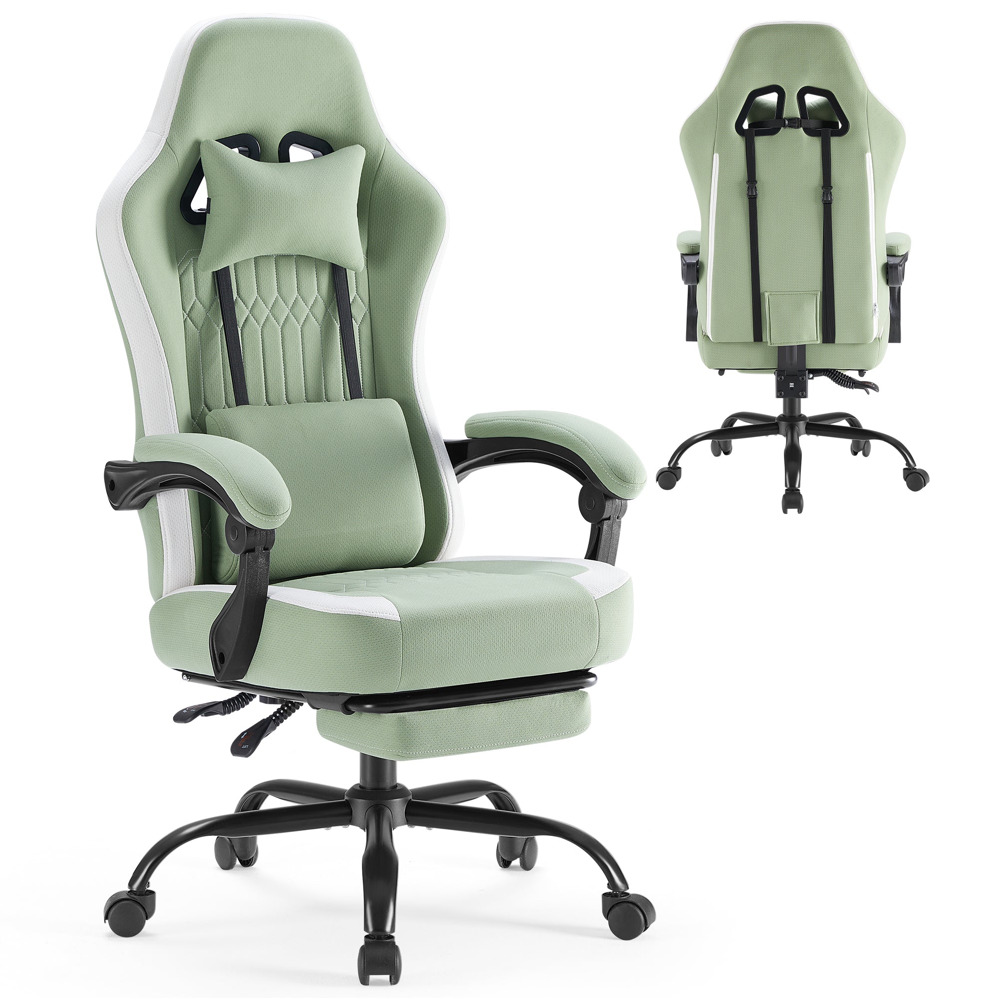 edx Gaming Chair, Office Chair High-Back Computer Chair Executive-Grade Ergonomic Adjustable Swivel Work Chair