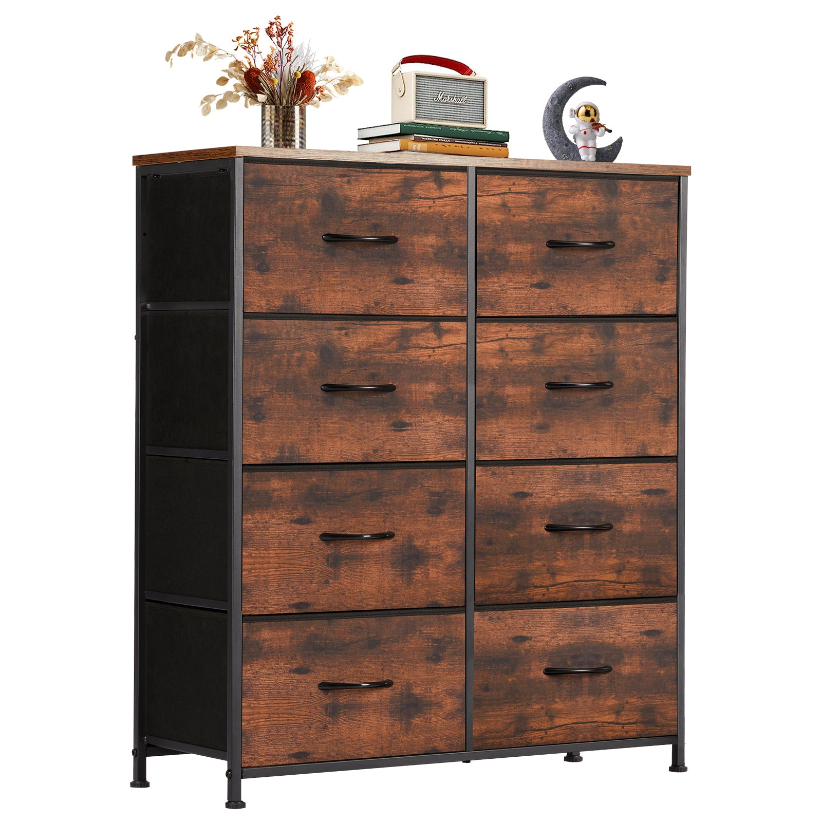 ZUNMOS 8 Drawer Fabric Dresser for Bedroom，Closet, Entryway