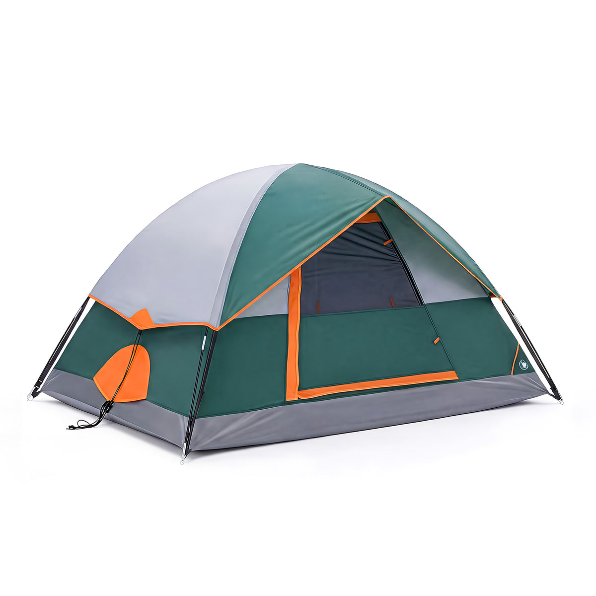 Gianna 2/4 Person Waterproof Camping Tent with Rainfly, Easy Setup Dome Tent with Mesh Windows & Skylights, Lightweight Portable Tent for Outdoor Camping, Festivals & Backyard