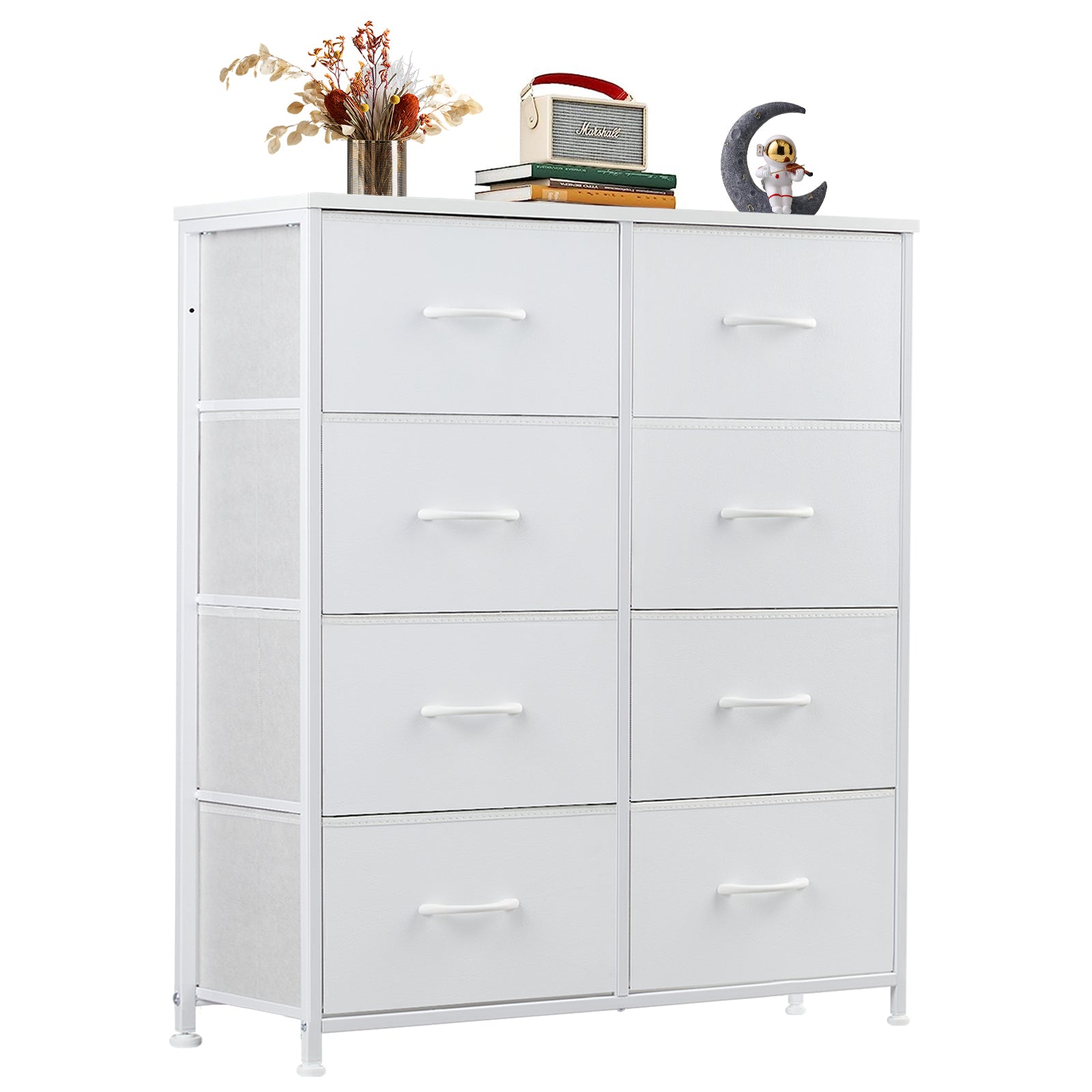 ZUNMOS 8 Drawer Fabric Dresser for Bedroom，Closet, Entryway