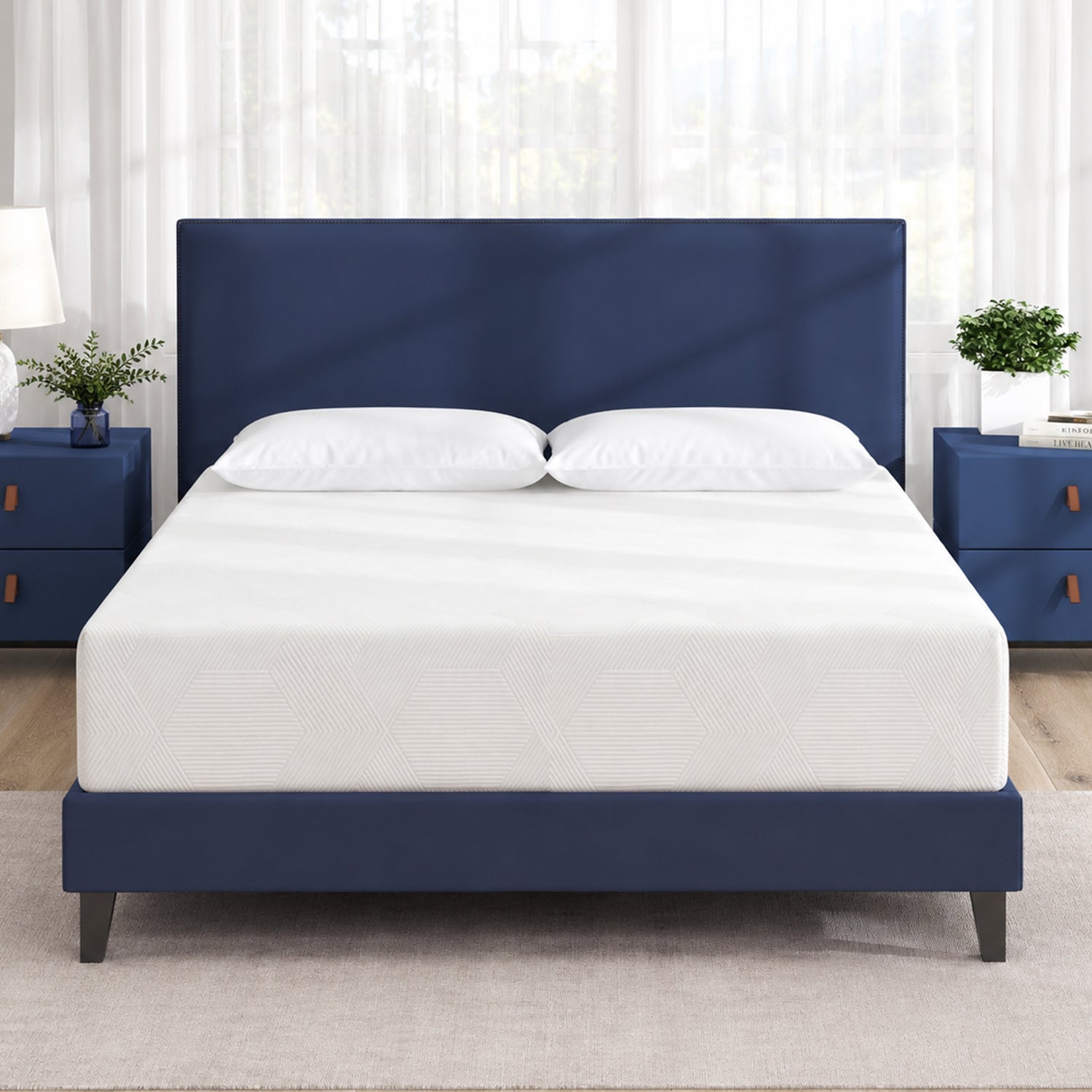 EDX Cooling Gel Memory Foam Mattress CertiPUR US Certified Fiberglass Free Pressure Relief Bed in a Box