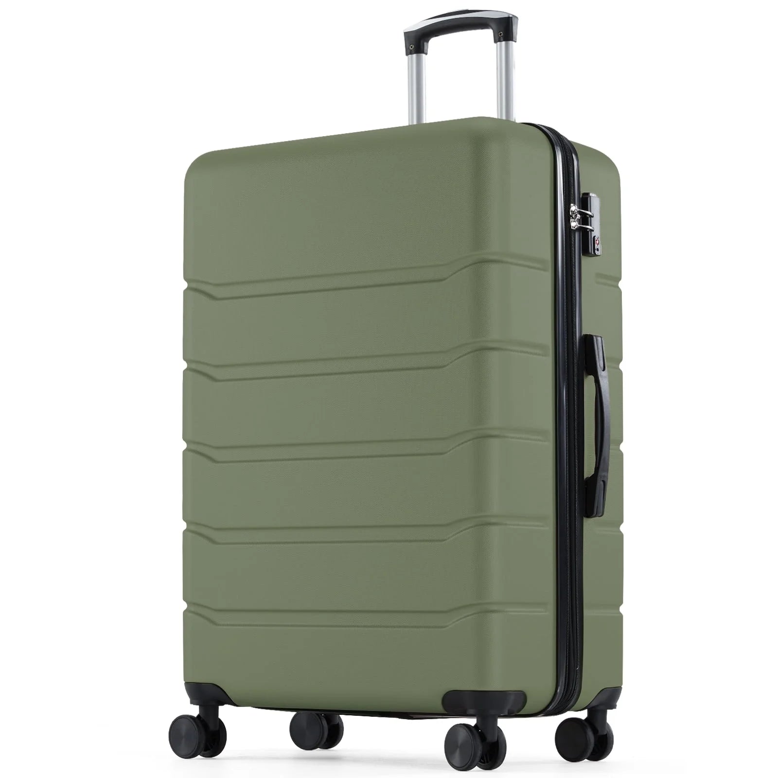 edx Hardside Carry on Luggage with Spinner Wheels, Hard Shell ABS Suitcase, Lightweight Expandable Rolling Luggage