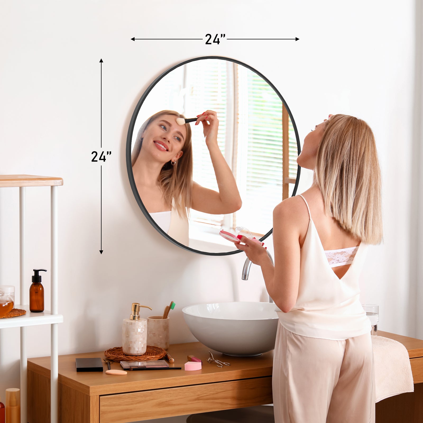 EDX Wall Round Mirror