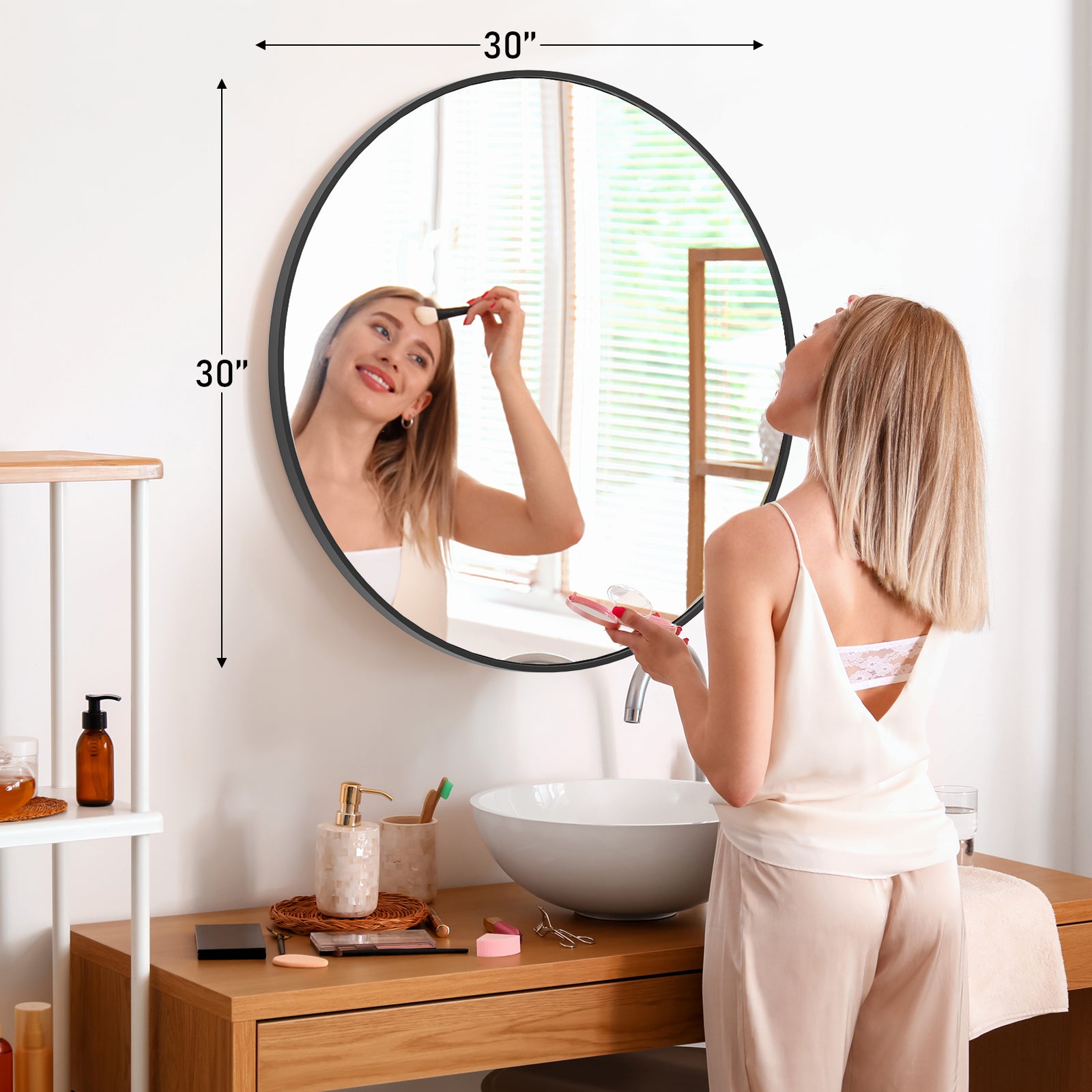 EDX Wall Round Mirror