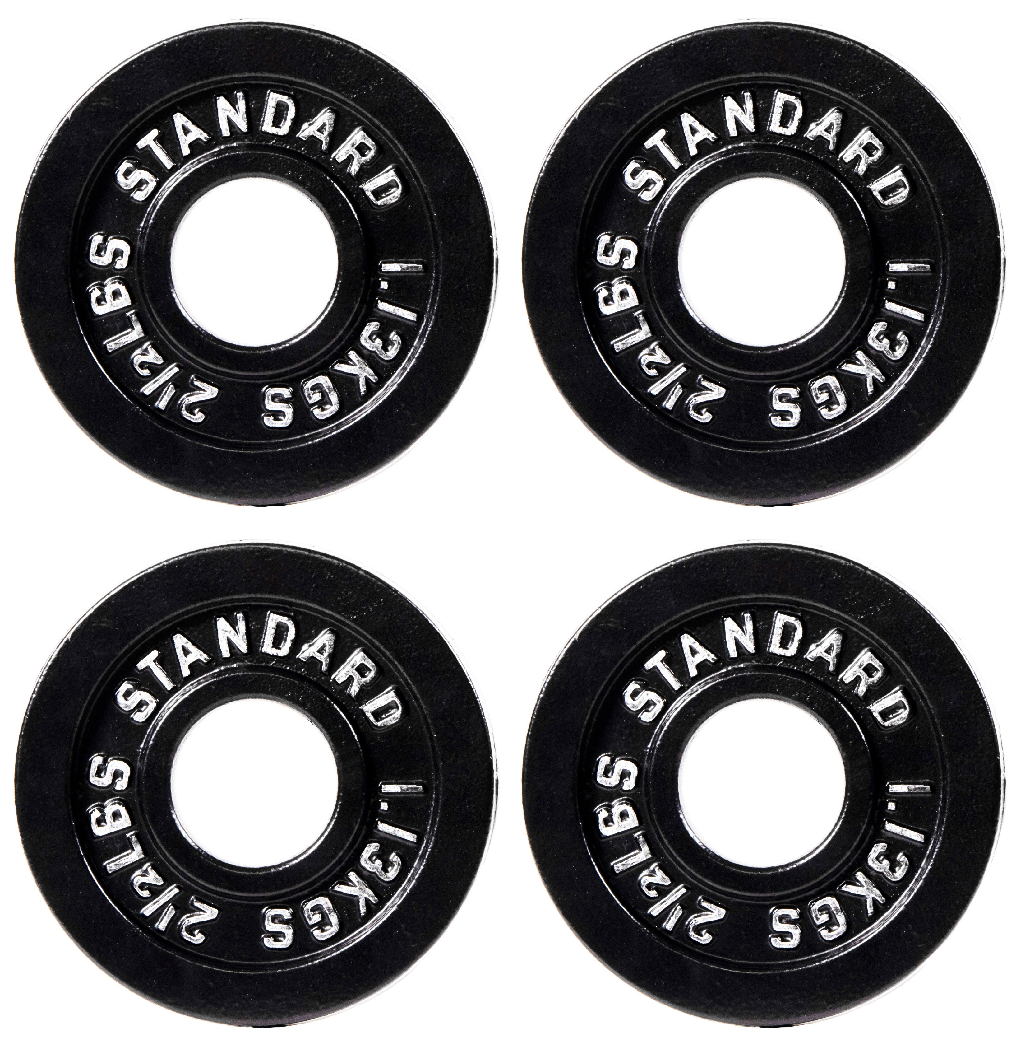 EDX Solid Cast Iron Olympic Weight Plate – 2-Inch Center Hole, Rust-Resistant Strength Training Disc for Home or Commercial Gym,