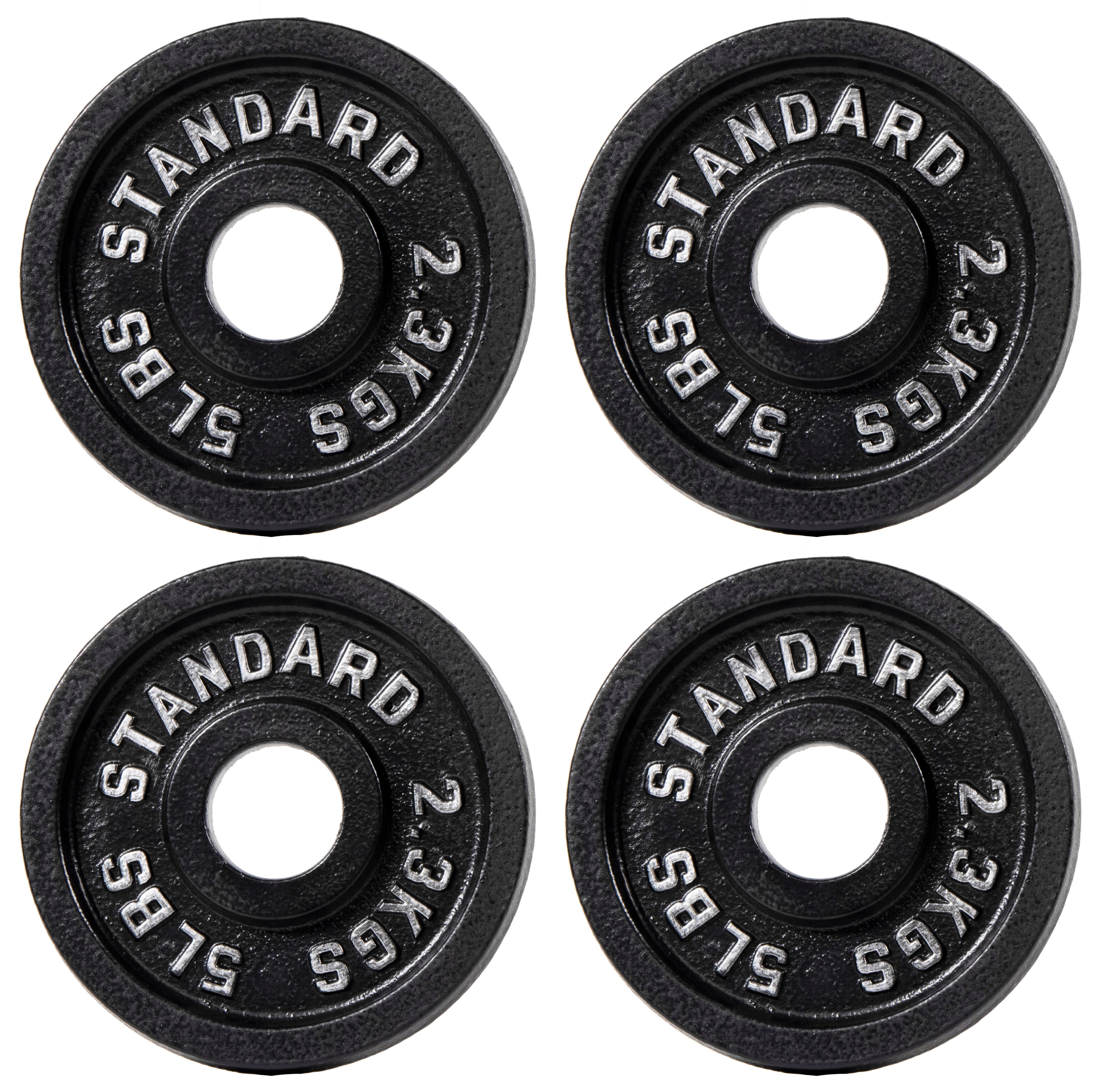 EDX Solid Cast Iron Olympic Weight Plate – 2-Inch Center Hole, Rust-Resistant Strength Training Disc for Home or Commercial Gym,