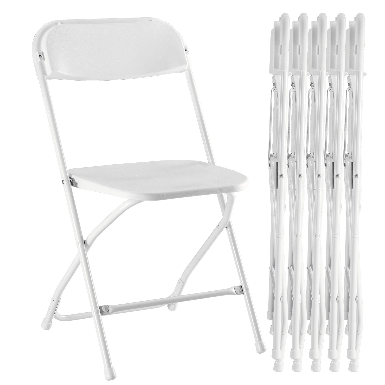 Folding Chair, Indoor Outdoor Portable, Stackable for Events, Offices, Weddings, Picnics and Restaurants