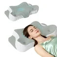 EDX 24 x 16 inch Cervical Ergonomic Pillow - Memory Foam Neck Pain Relief for Side/Back/Stomach Sleepers