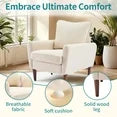 EDX Comfy Chair for Adults, Leisure Chair for Bedroom Living Room Dorm Rooms Flexible Reading Chair