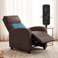 edx Adjustable Recliner Chair Sofa, Single Sofa with Padded Seat, Home Theater Seating for Living Room