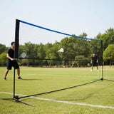edx Portable Badminton Net Set - 10FT Adjustable Height for Outdoor & Indoor Use, Includes Carry Bag, Easy Setup No Tools Needed