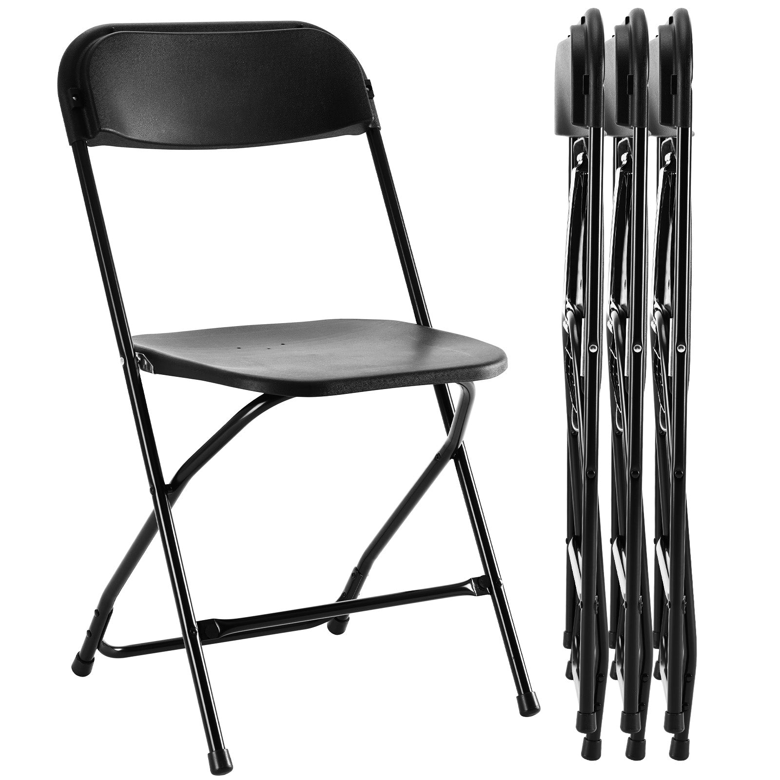 Folding Chair, Indoor Outdoor Portable, Stackable for Events, Offices, Weddings, Picnics and Restaurants