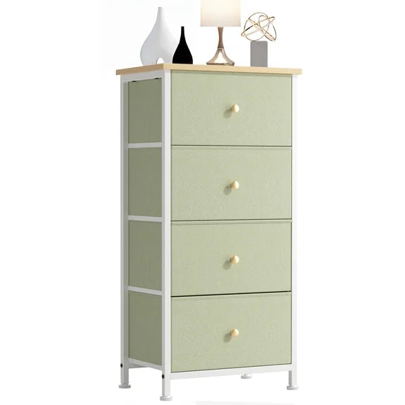 edx Drawer Fabric Dresser for Bedroom, Chest of Drawer Organizer Storage Cabinet for Closet, Entryway