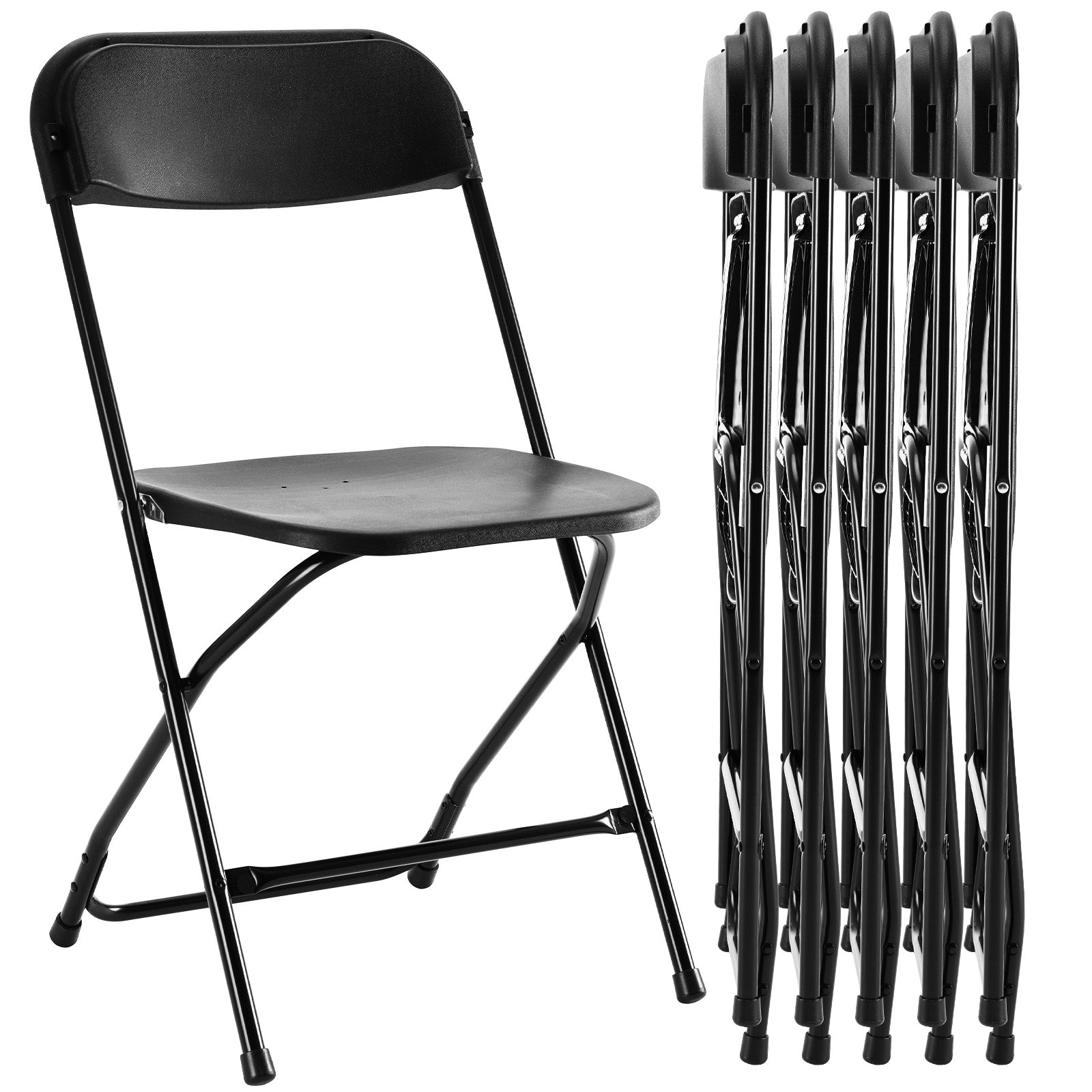 Folding Chair, Indoor Outdoor Portable, Stackable for Events, Offices, Weddings, Picnics and Restaurants