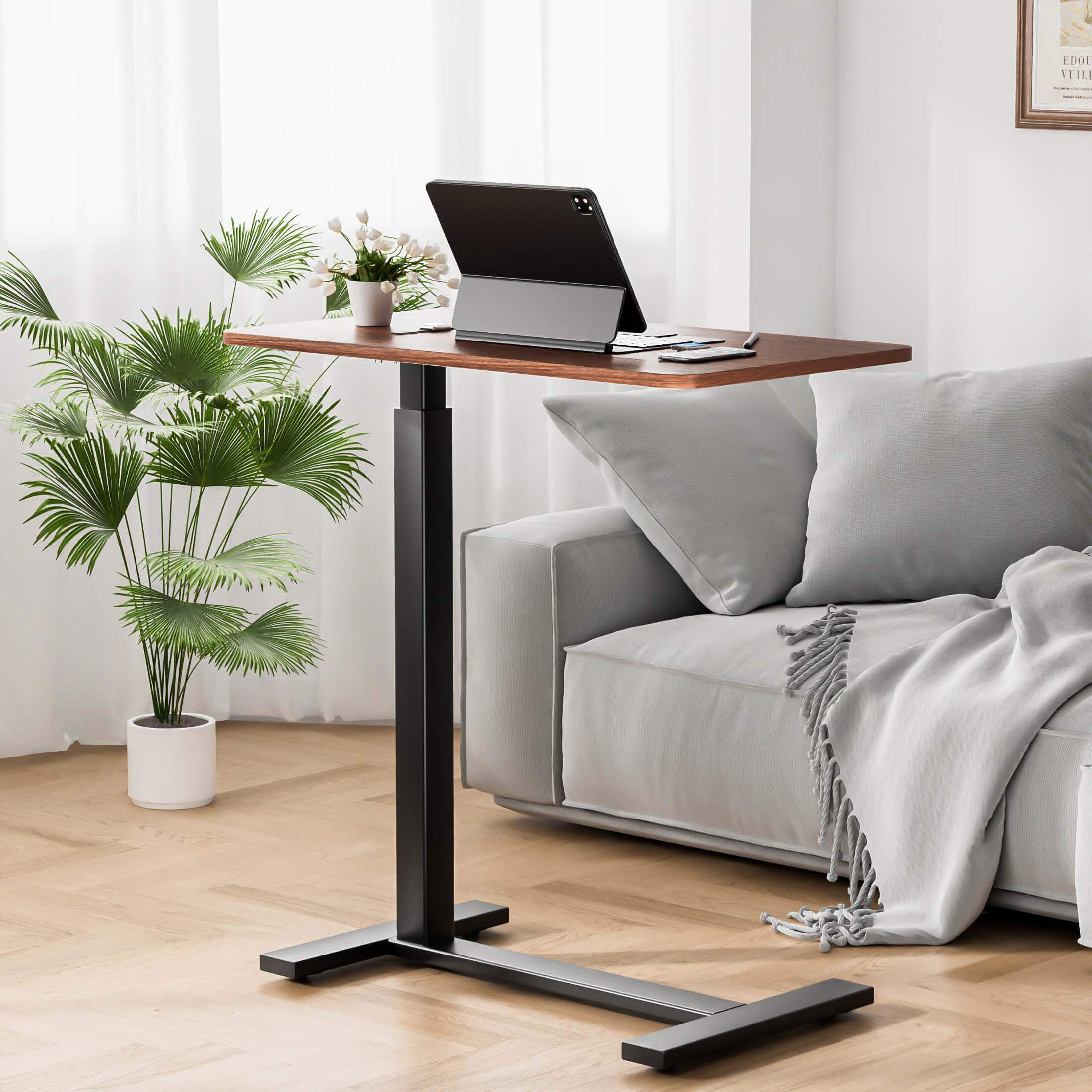 Adjustable bedside tables - on wheels, rolling laptop tables, mobile standing desks, hospital and home bed tables