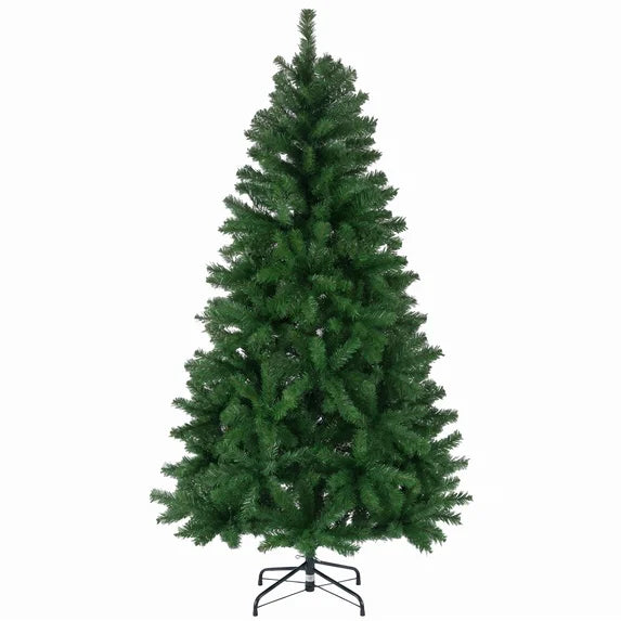 edx Artificial Christmas Tree, Green Artificial Xmas Tree, With Branch Tips & Foldable Base, For Home, Office, Party Decoration