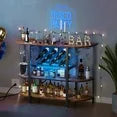 EDX 47-inch LED Home Bar with Charging Station, Storage & Glass Holders